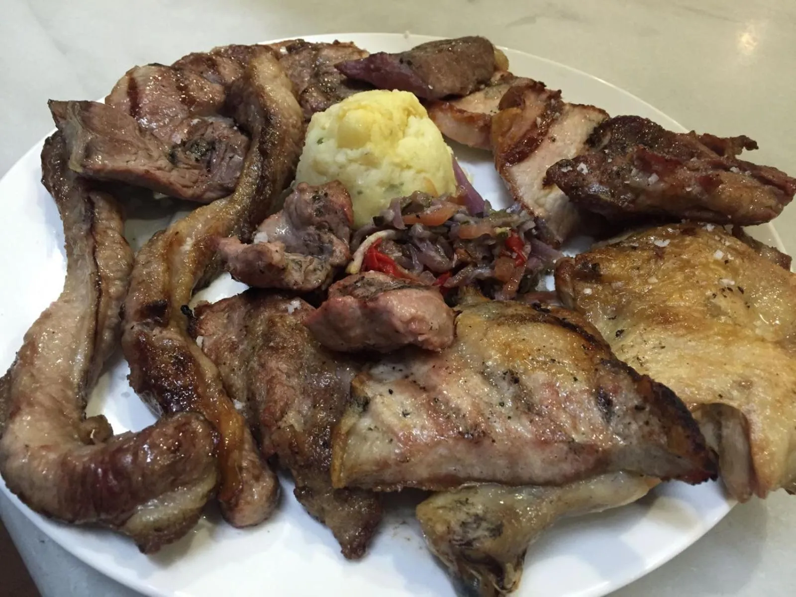 Food in Albenzaire Hotel Asador