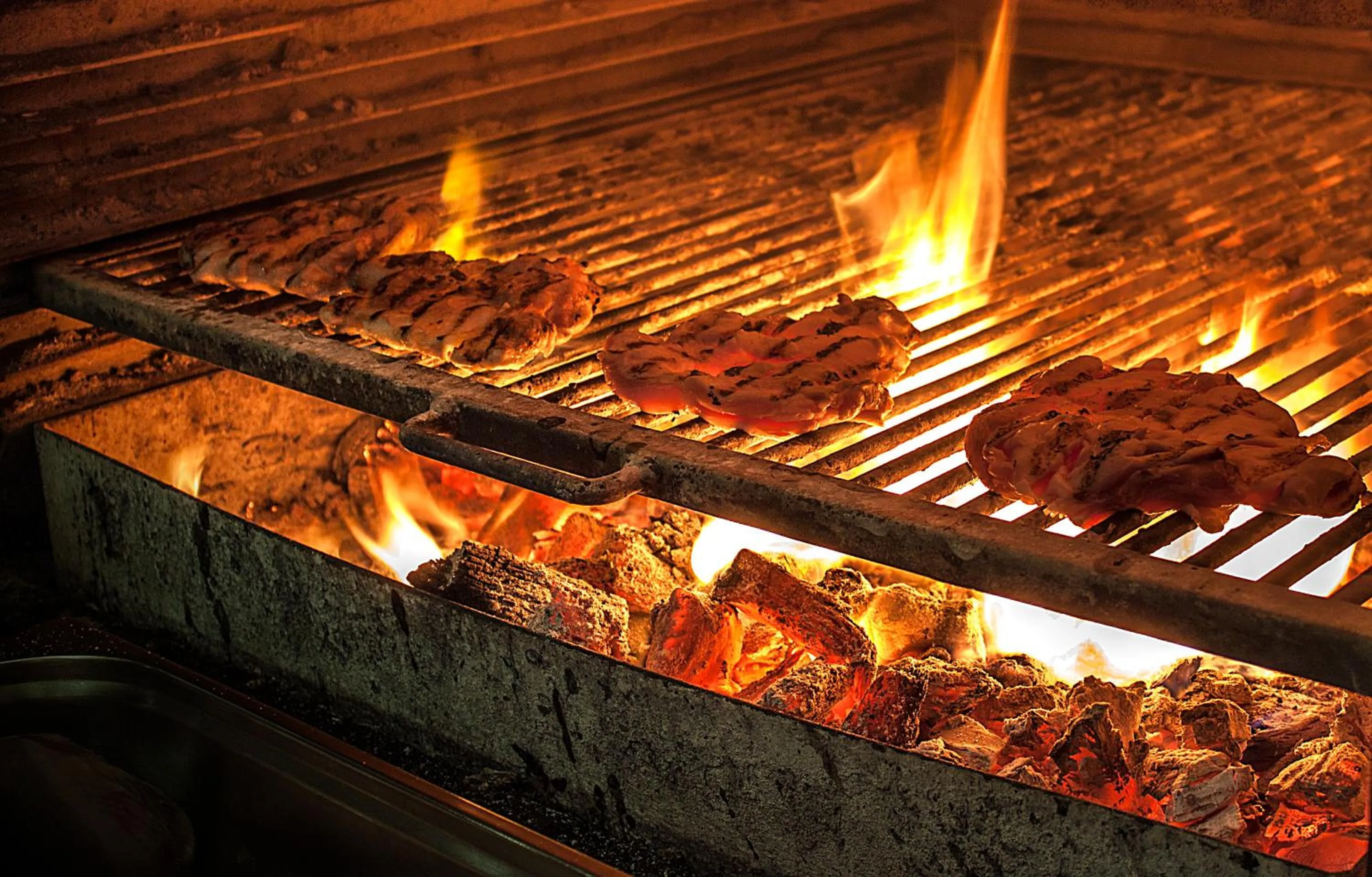 BBQ facilities in Albenzaire Hotel Asador