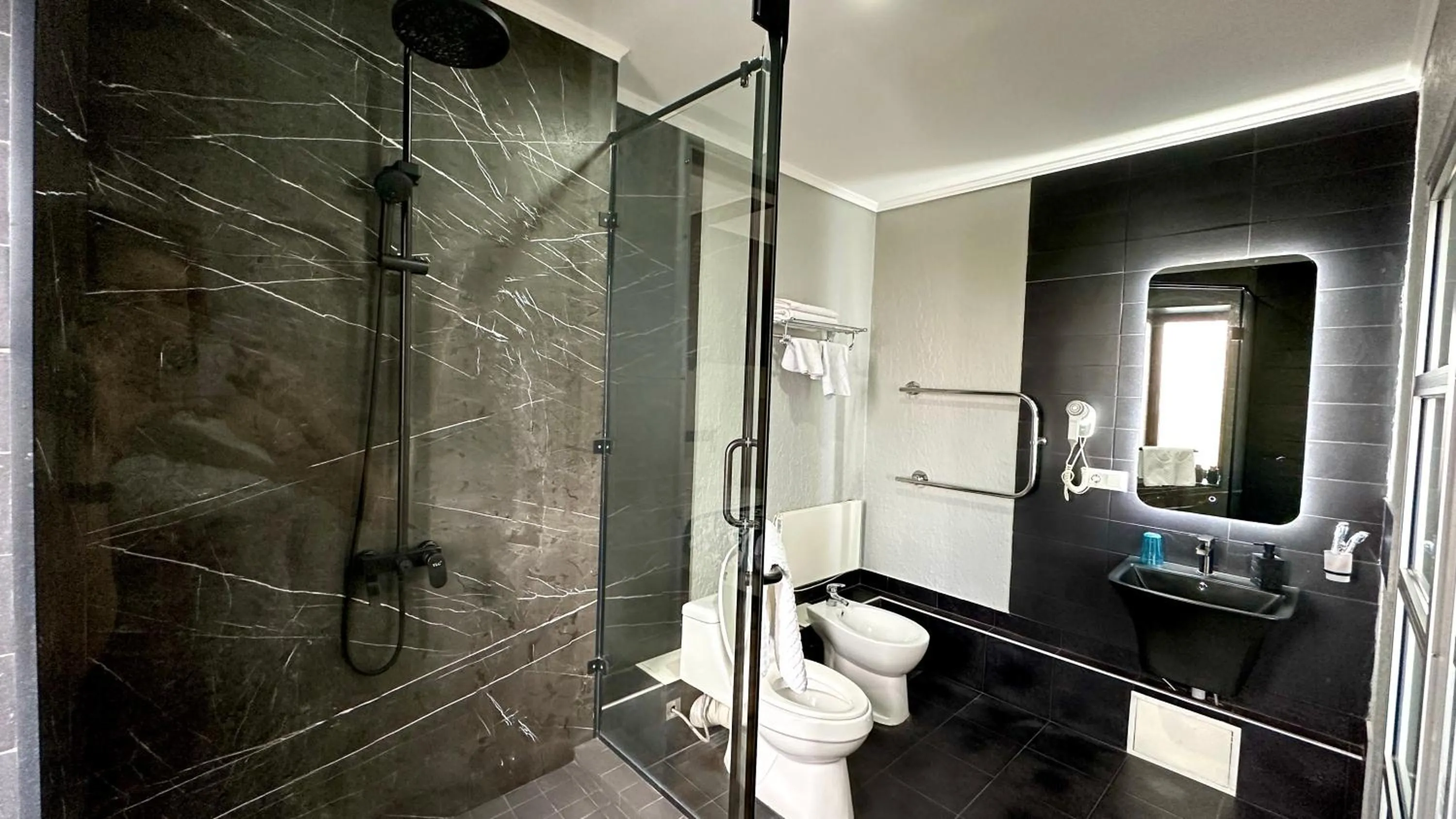 Shower in Tian-Shan Hotel