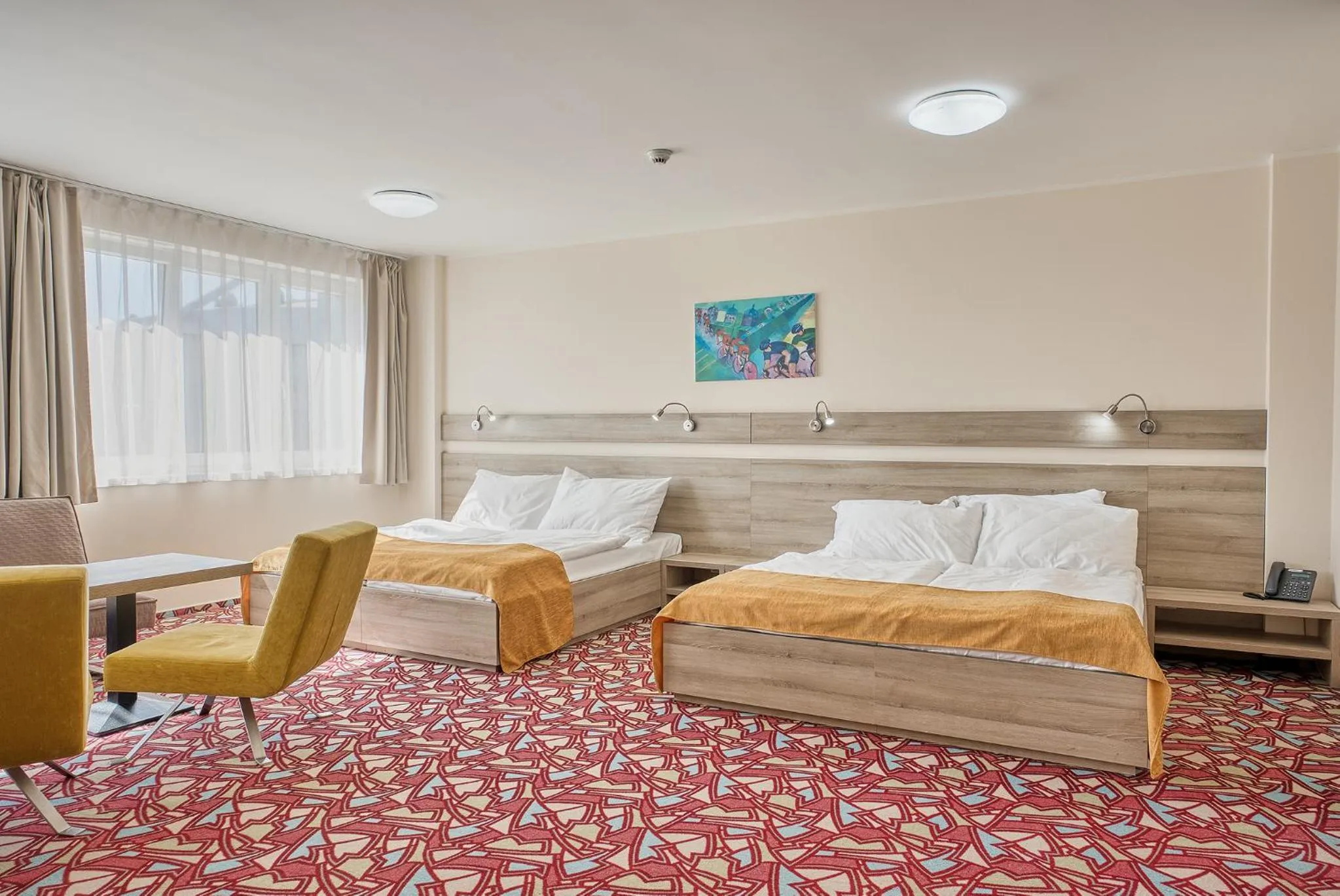 Bed in Hotel Arena