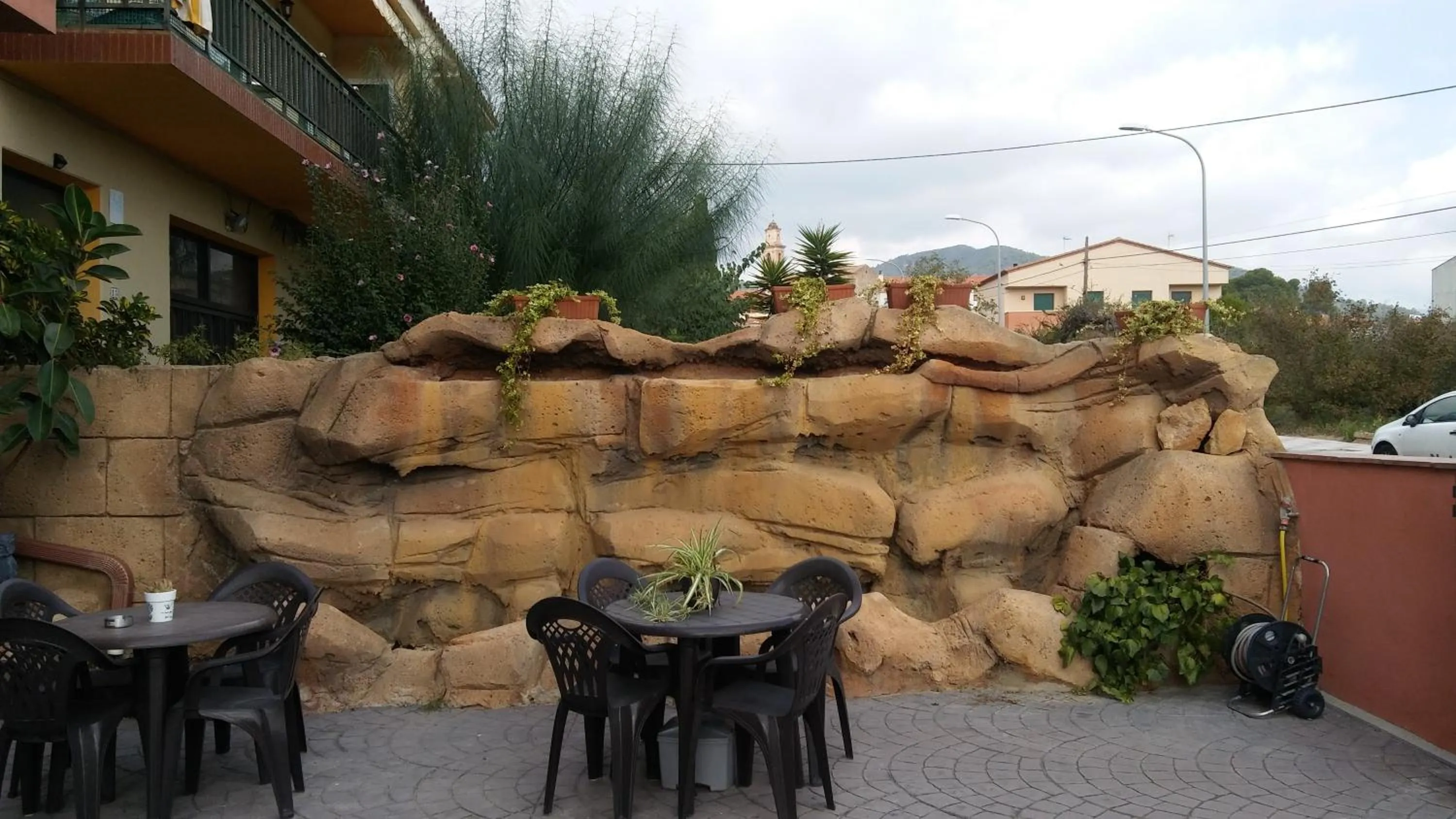 Balcony/Terrace in Hostal Sant Roc