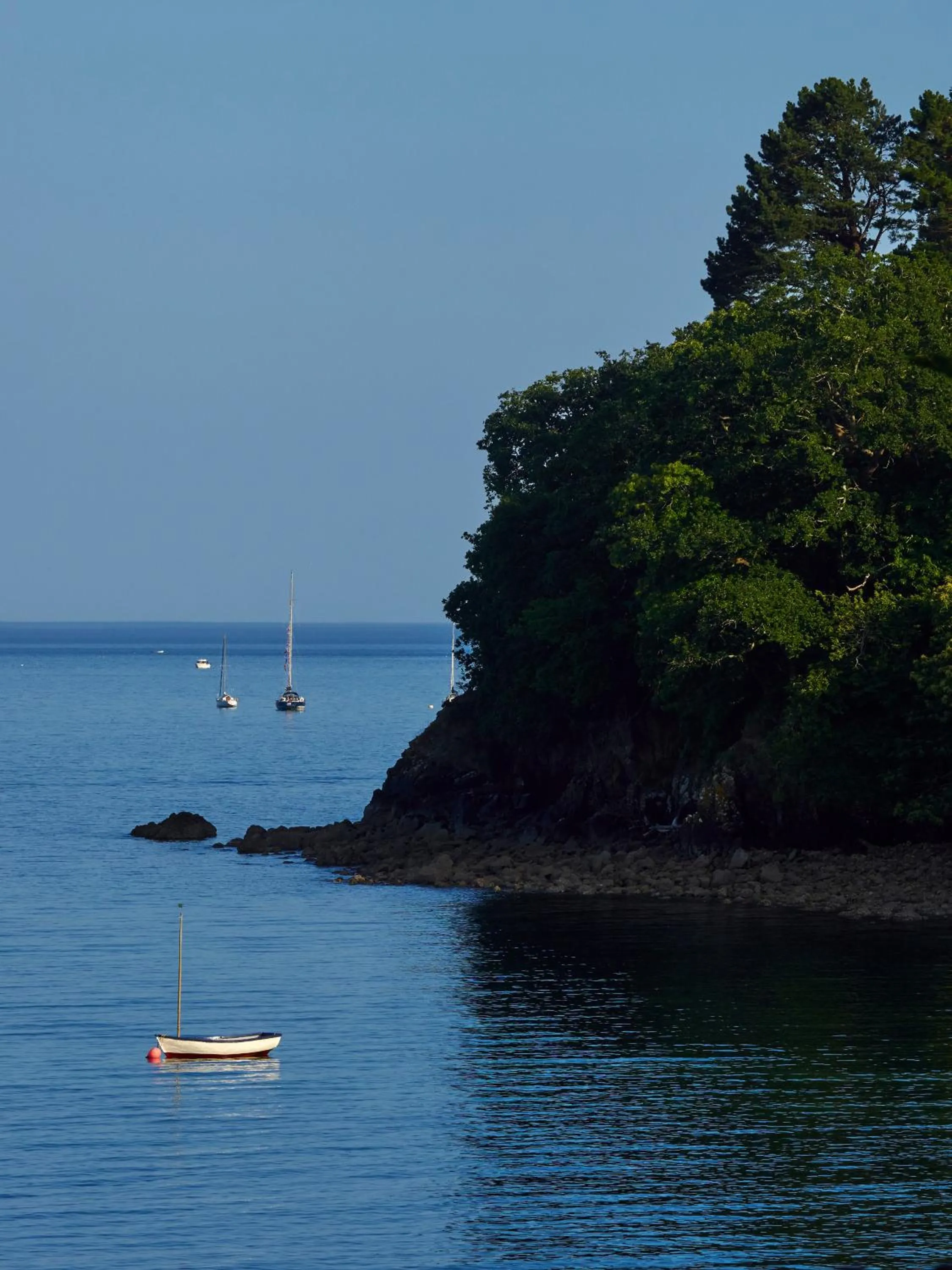 Sea view in Logis Hotel Belle-Vue