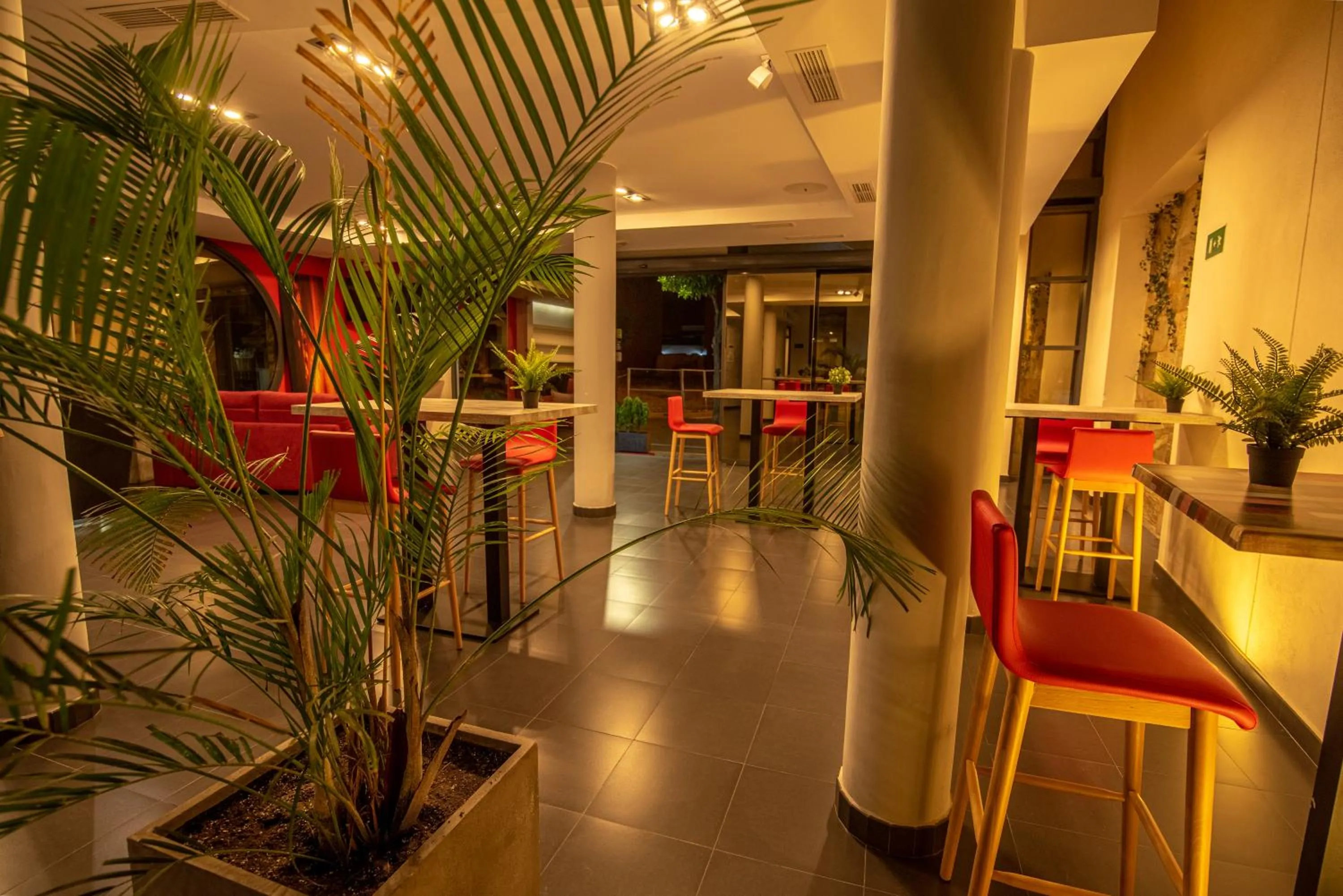 Communal lounge/ TV room in Hotel Los Nardos