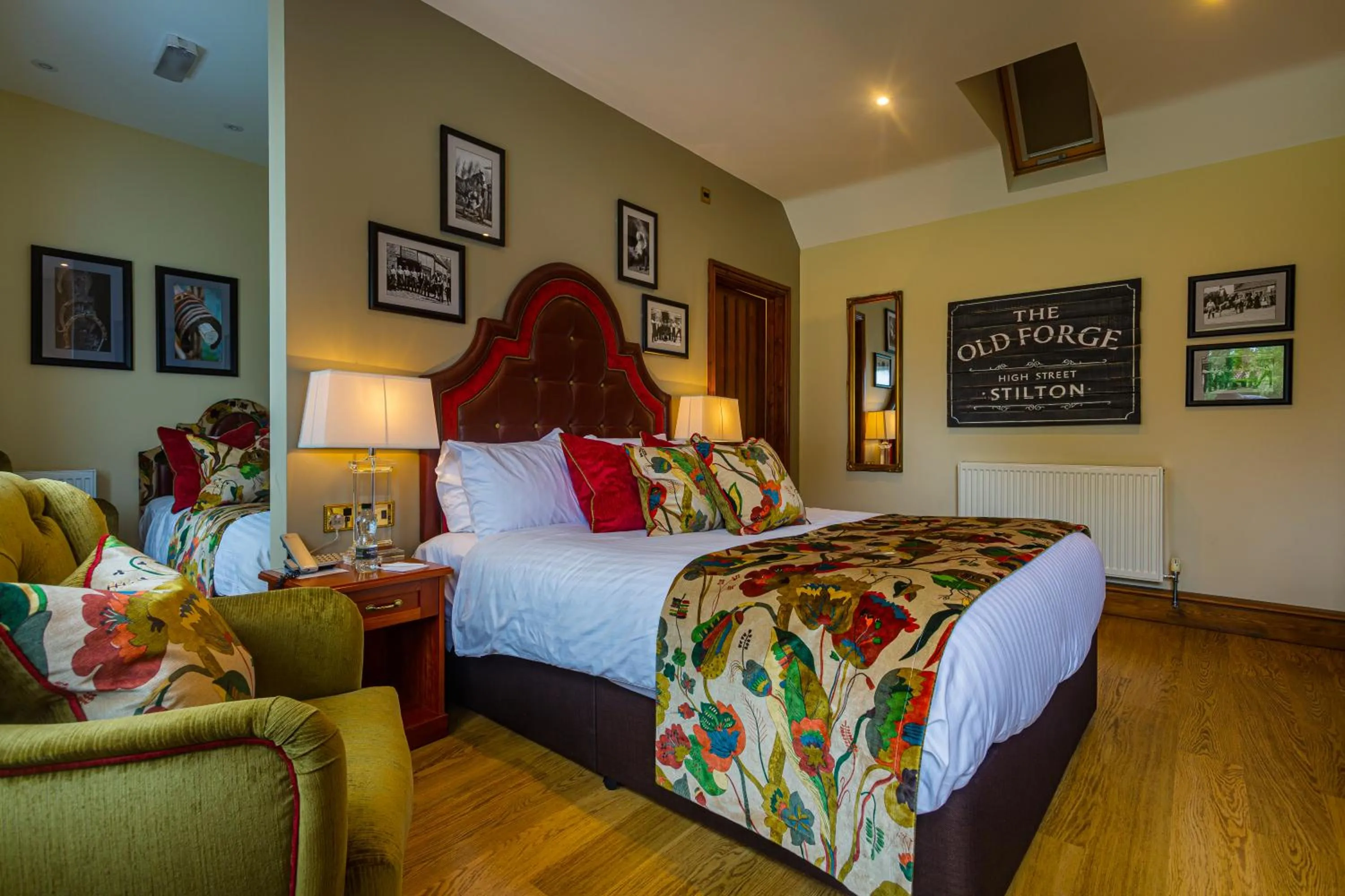 Bedroom, Bed in The Bell Inn, Stilton, Cambridgeshire - The Coaching Inn Group