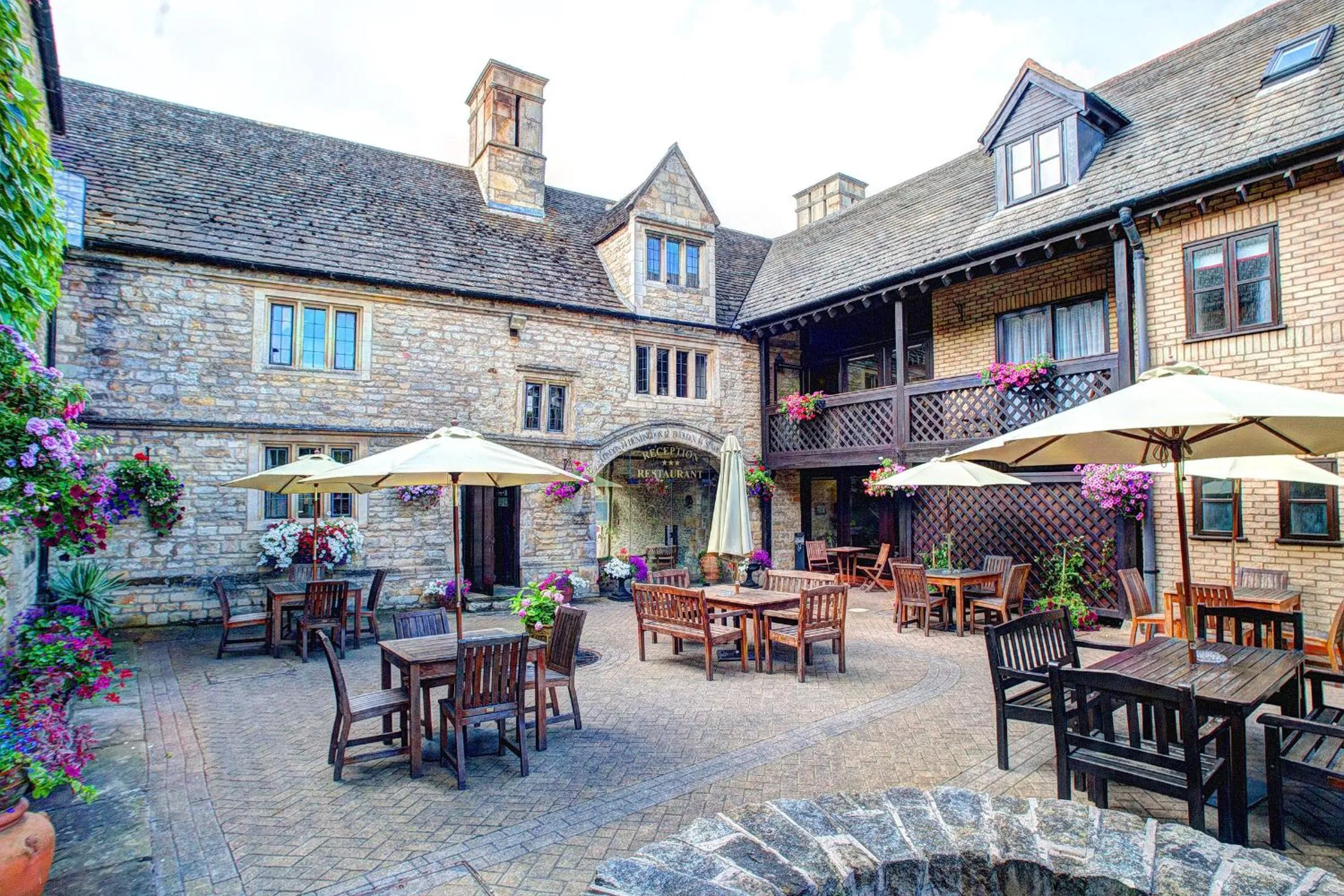 Patio in The Bell Inn, Stilton, Cambridgeshire - The Coaching Inn Group