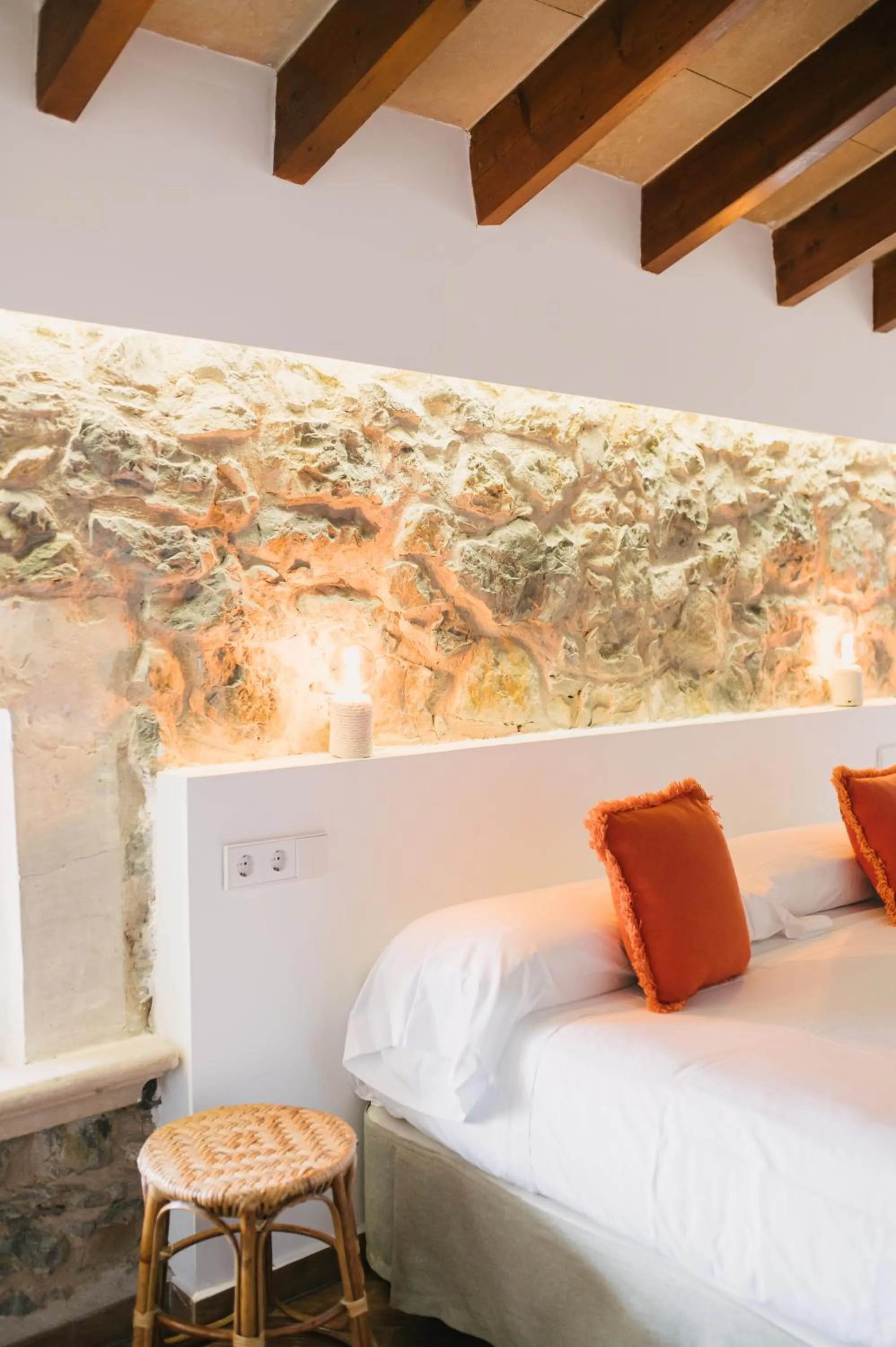 Bed in Curolla Petit Hotel