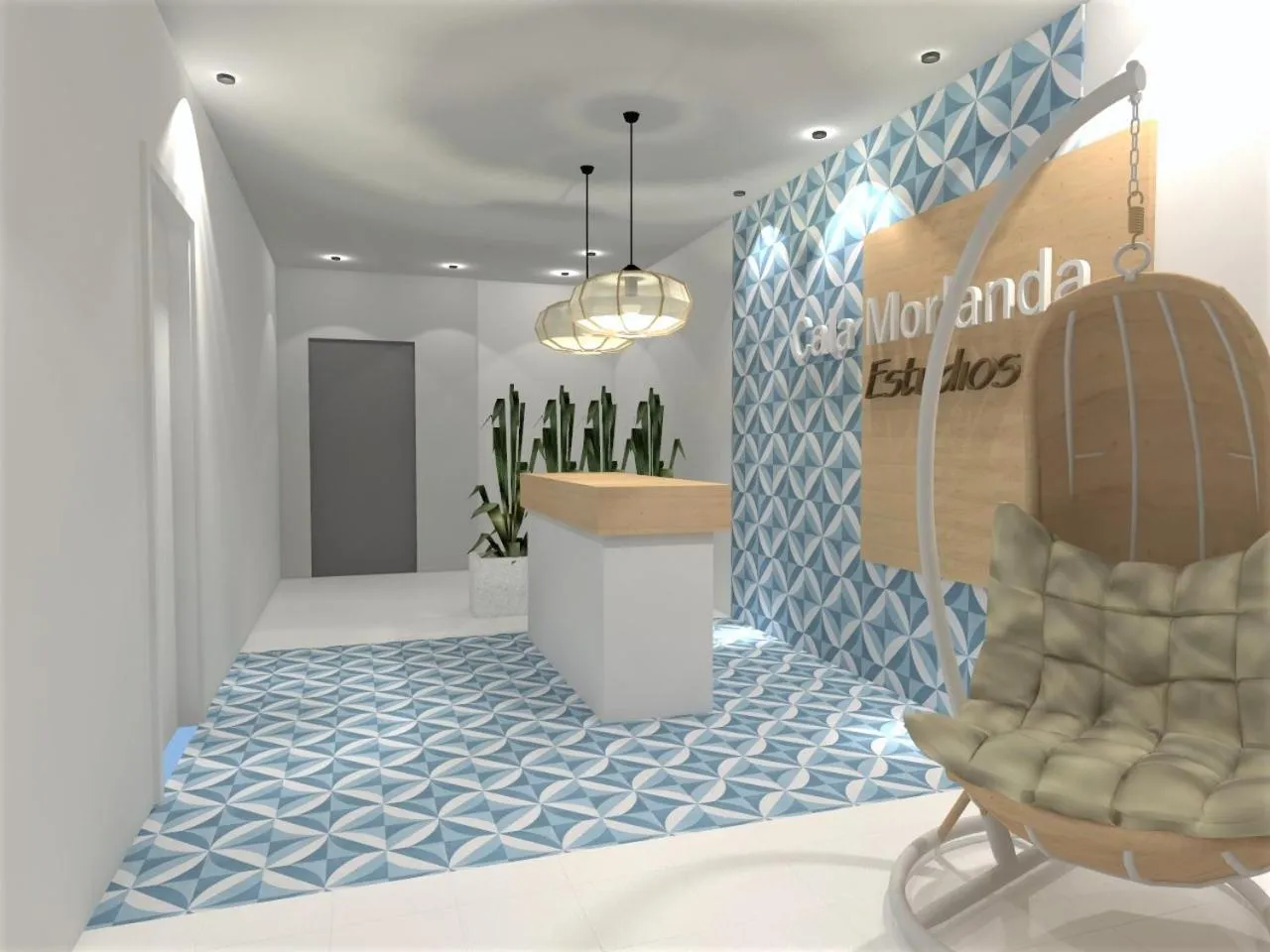 Lobby or reception in BJ Cala Morlanda Estudios