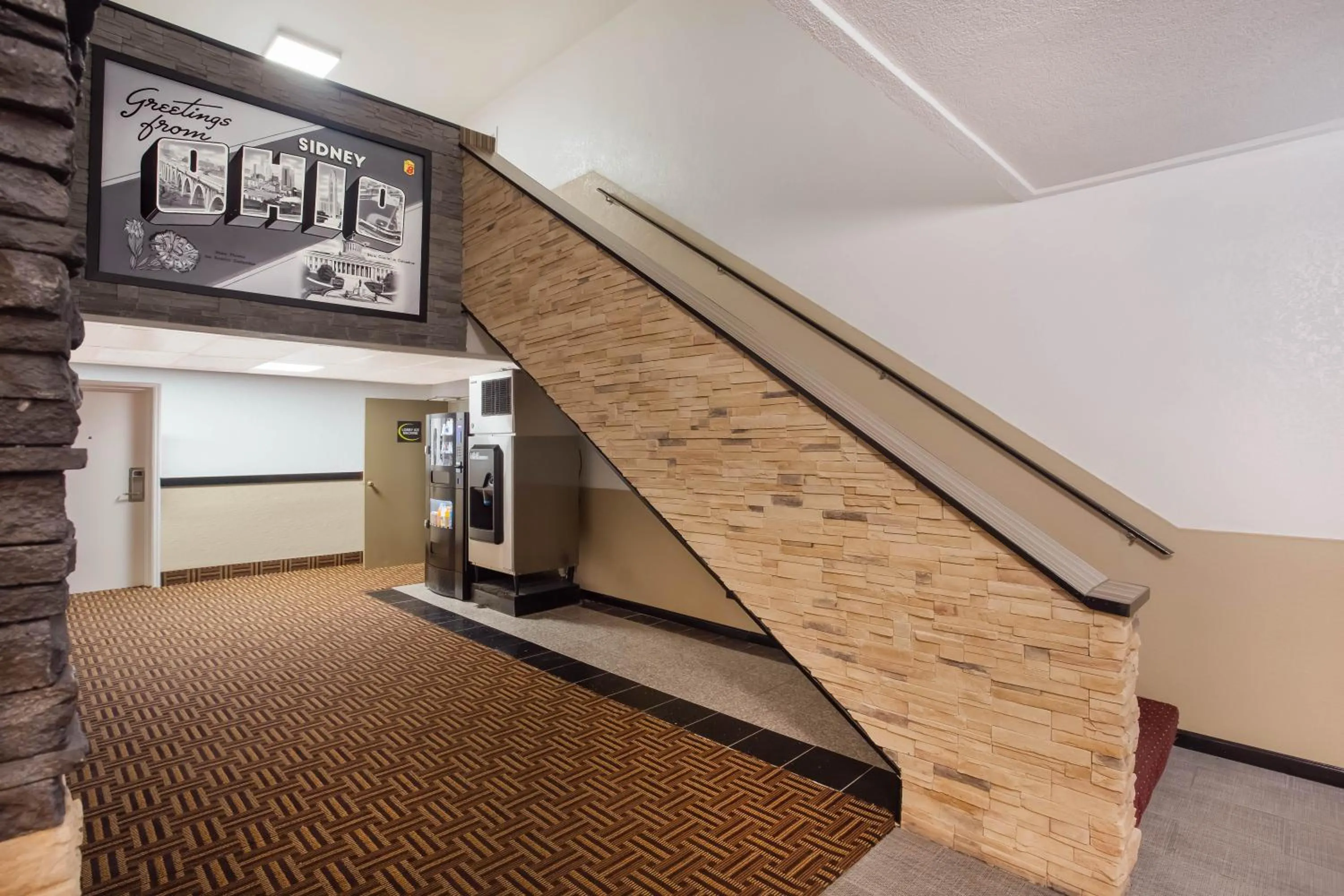 Lobby or reception in Travel Inn Of Sidney Ohio