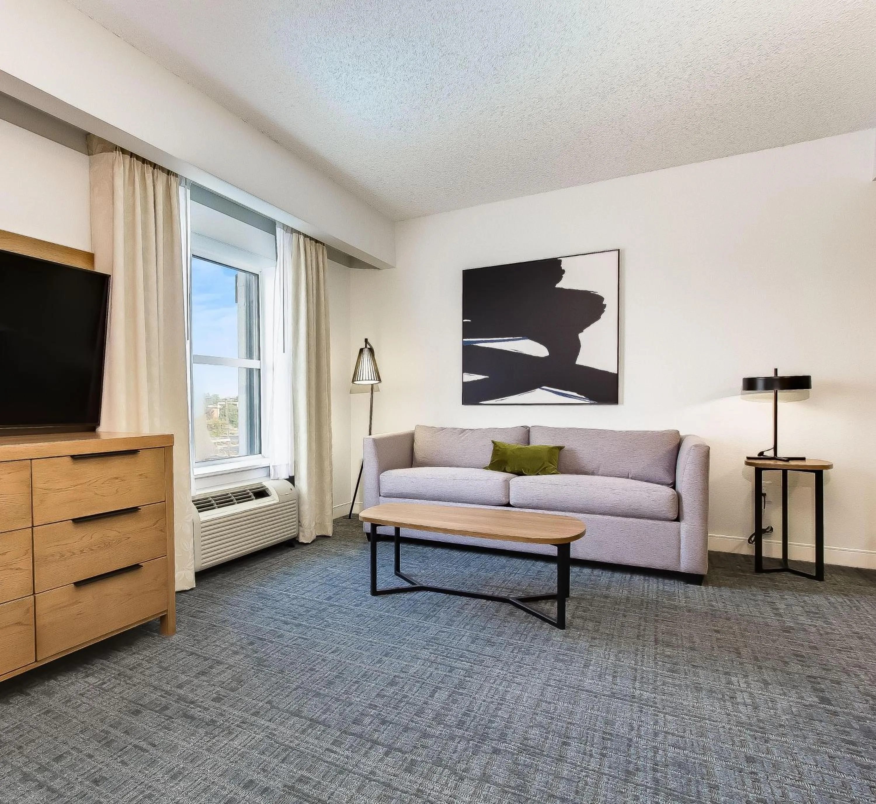 Living room, Bed in Homewood Suites by Hilton Louisville-East