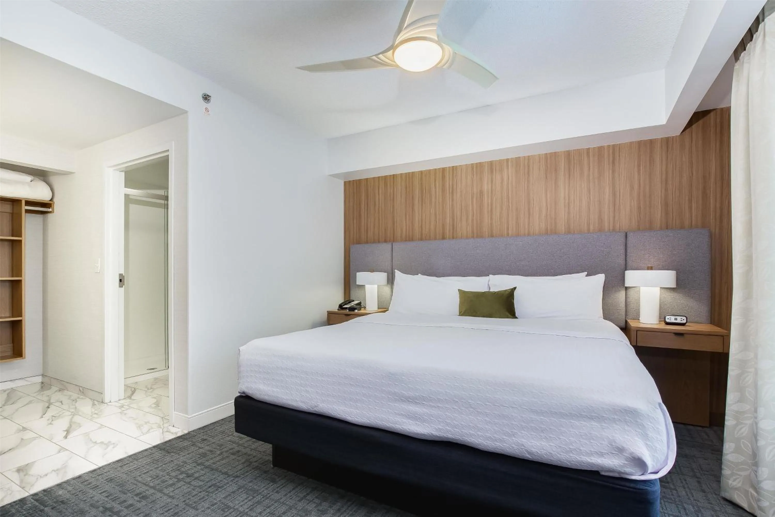 Bed in Homewood Suites by Hilton Louisville-East