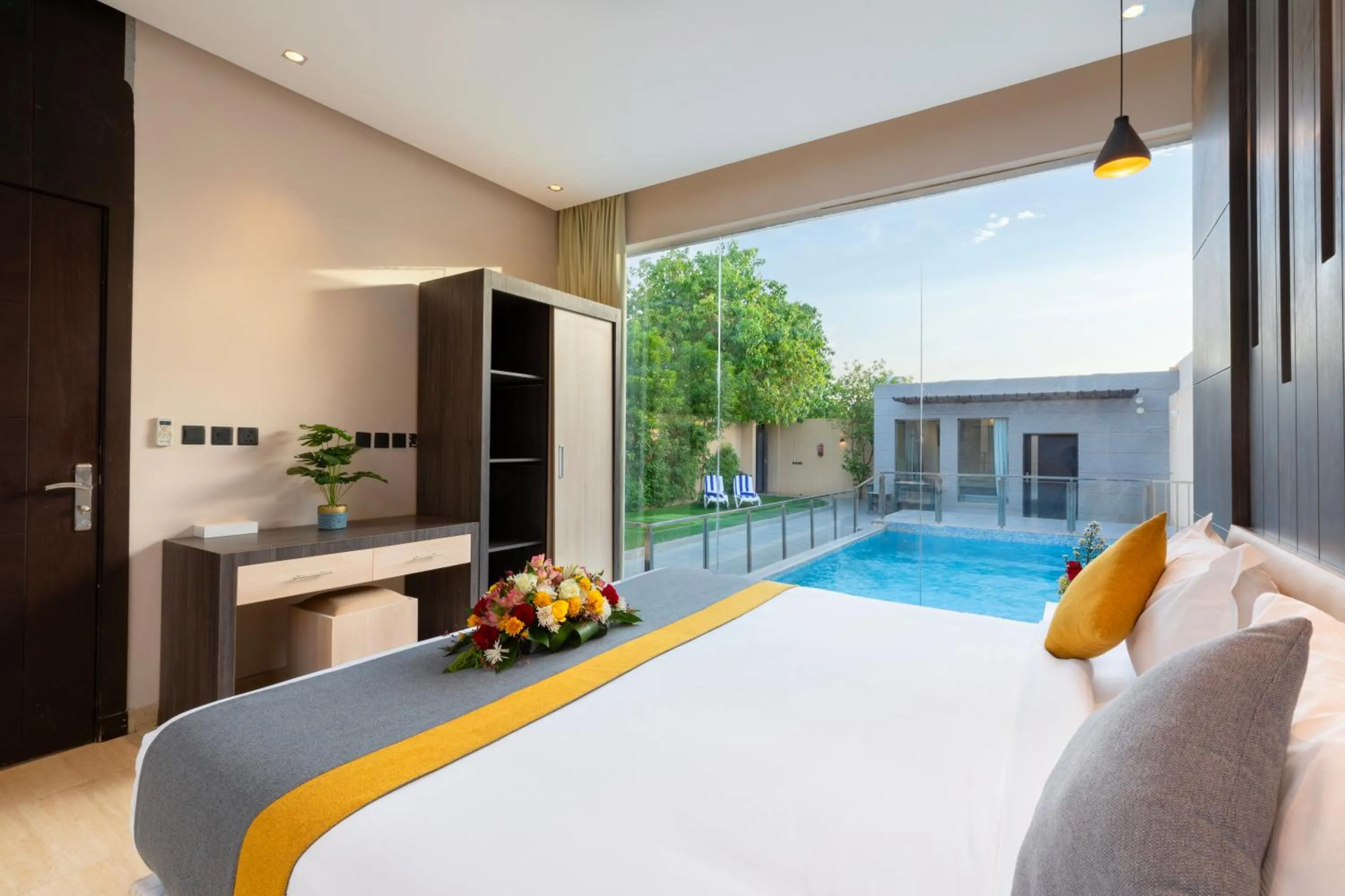 Bed in The Corner Hotel Resorts - Riyadh