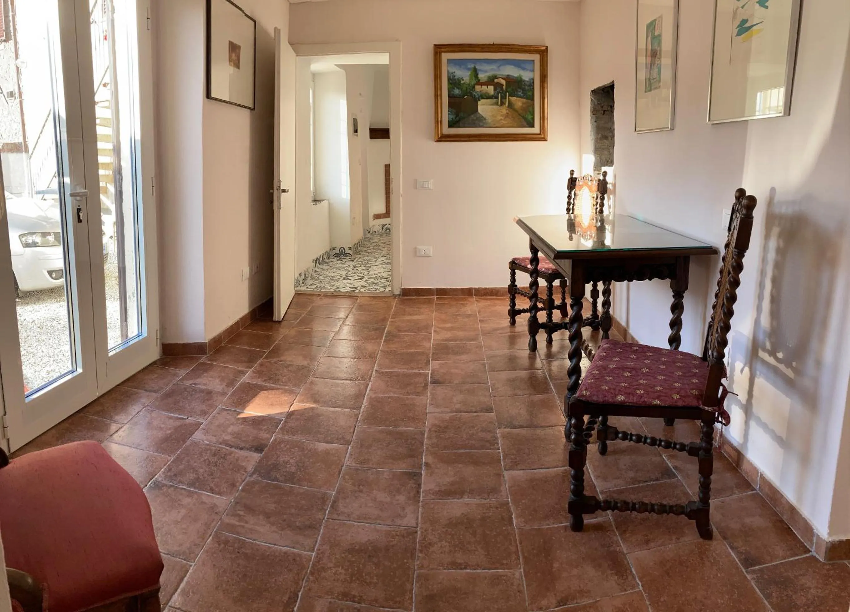 Facade/entrance in il Podere La Casina