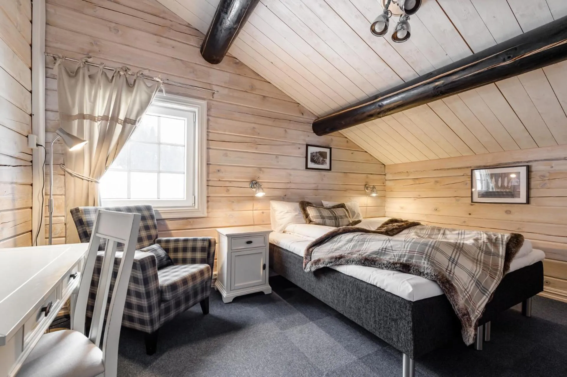 Bedroom, Bed in Namsentunet