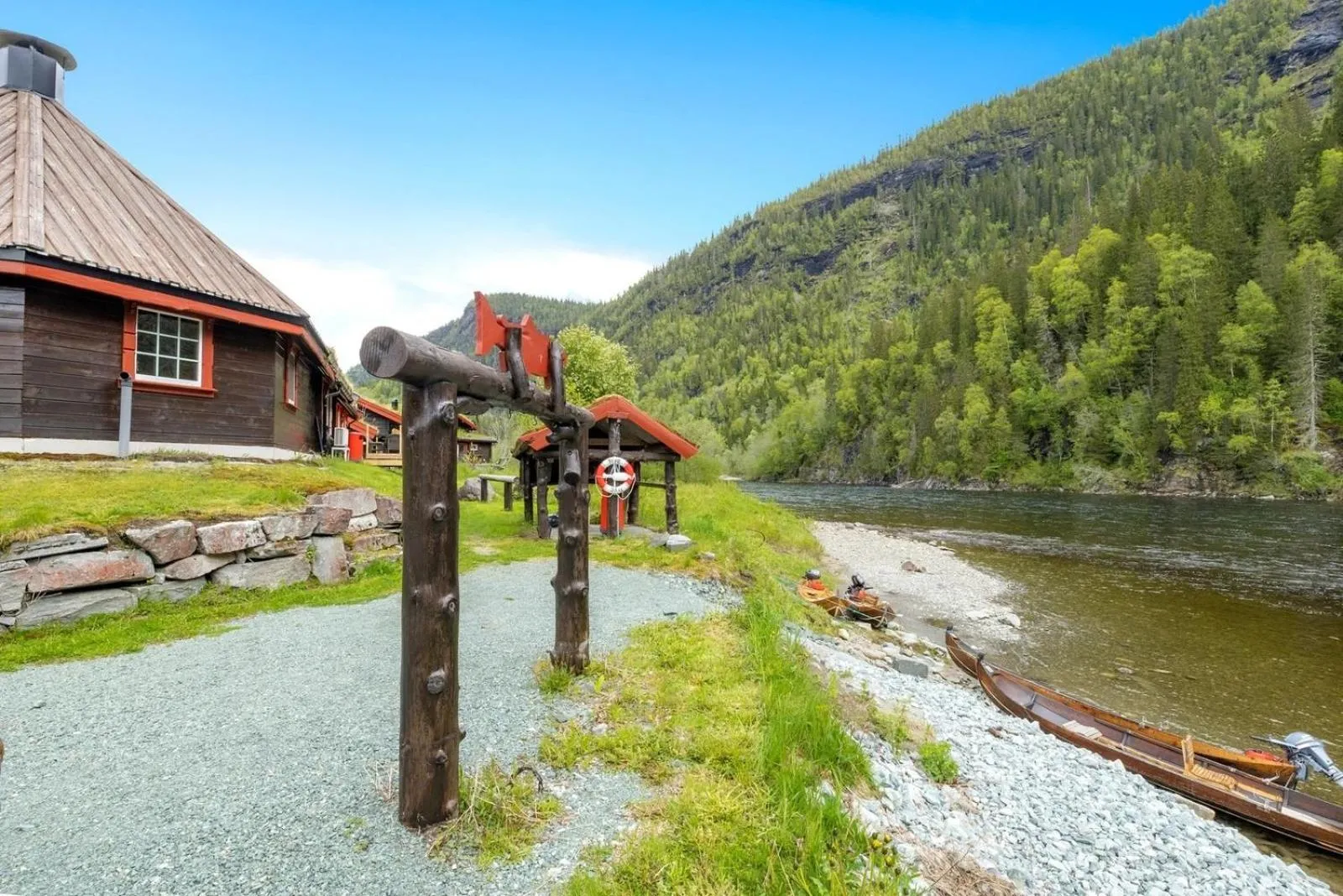 Patio in Namsentunet