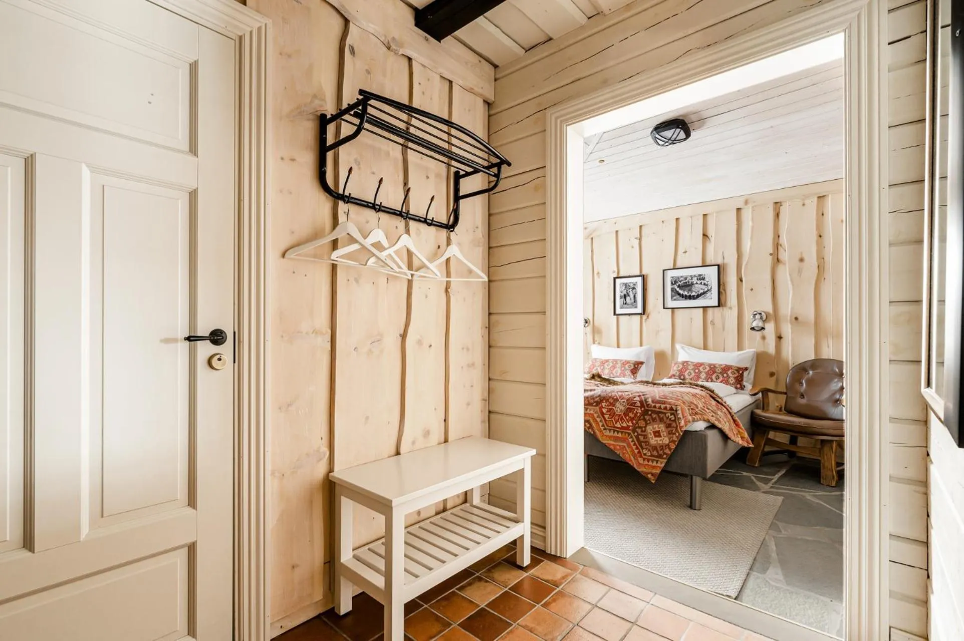 Bedroom, Bed in Namsentunet