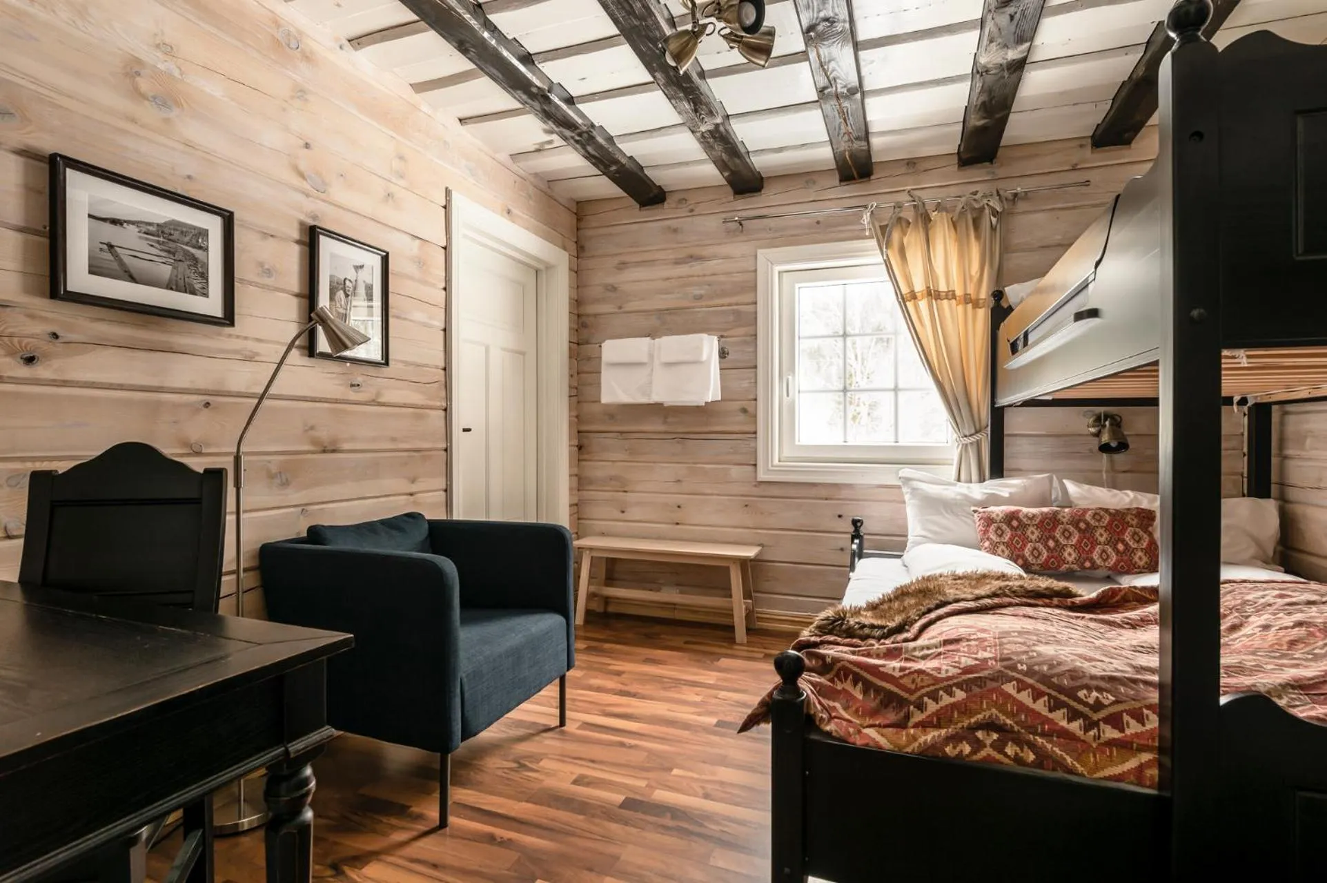 Bedroom, Bed in Namsentunet