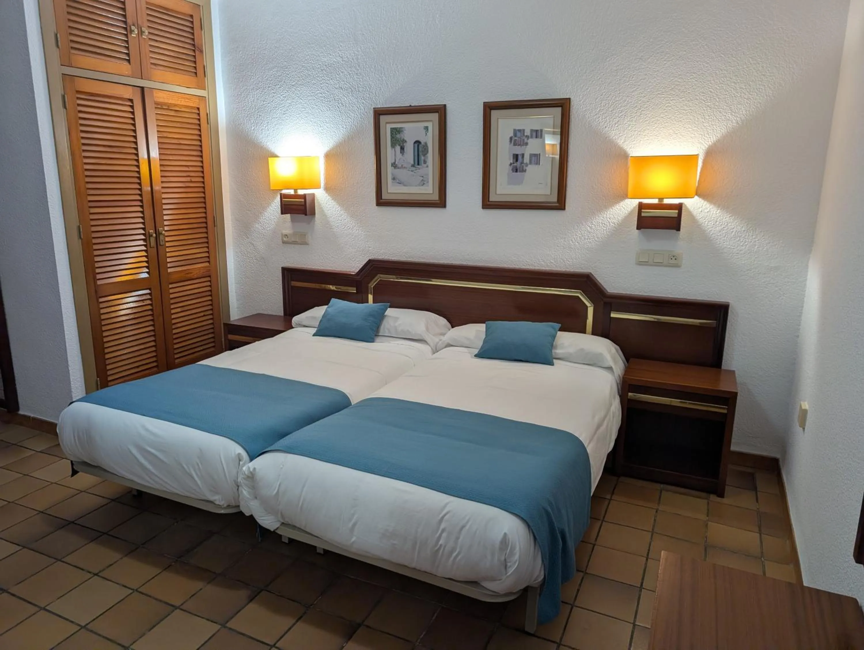 Bed in Hotel Santa María