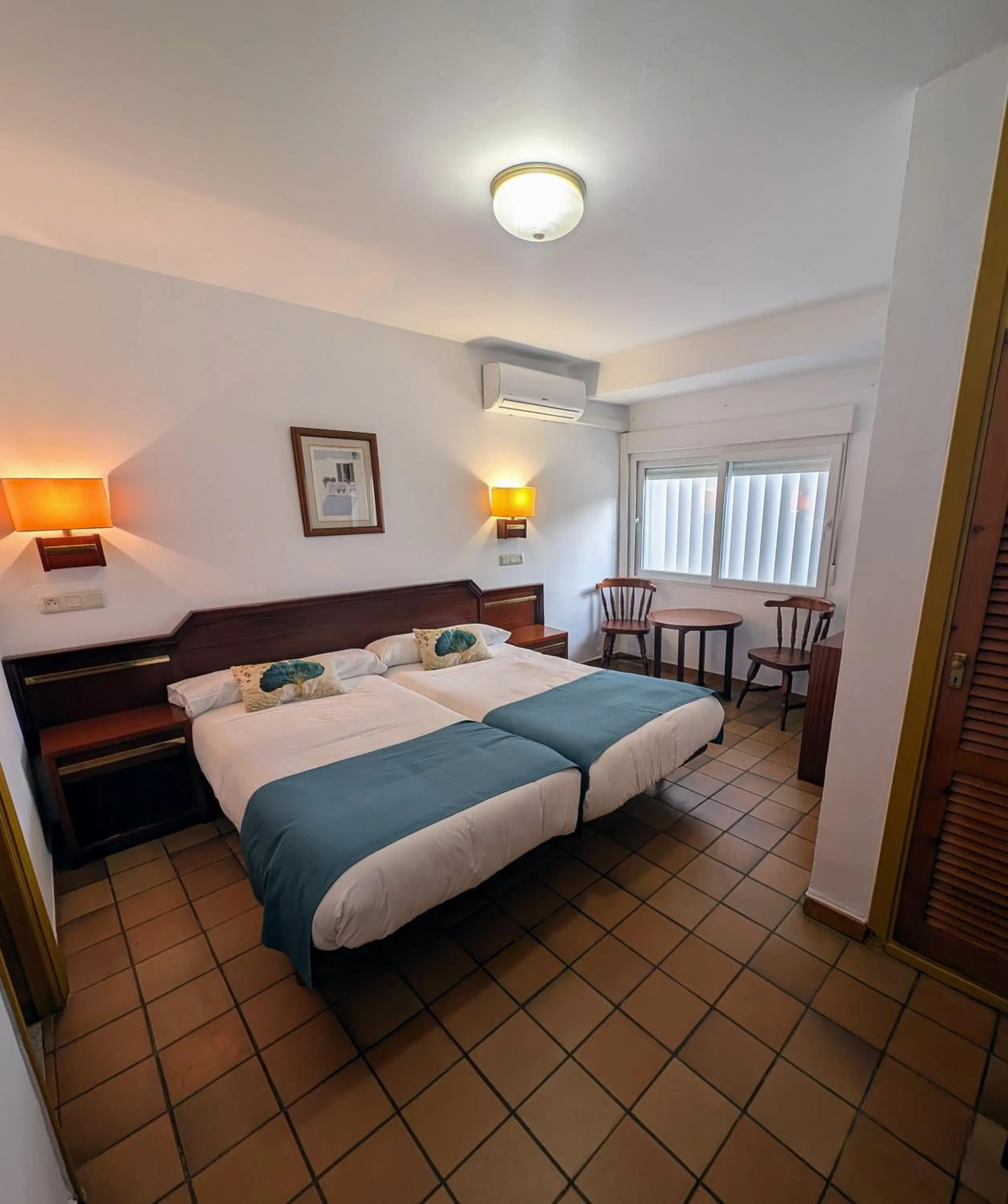 Bed in Hotel Santa María