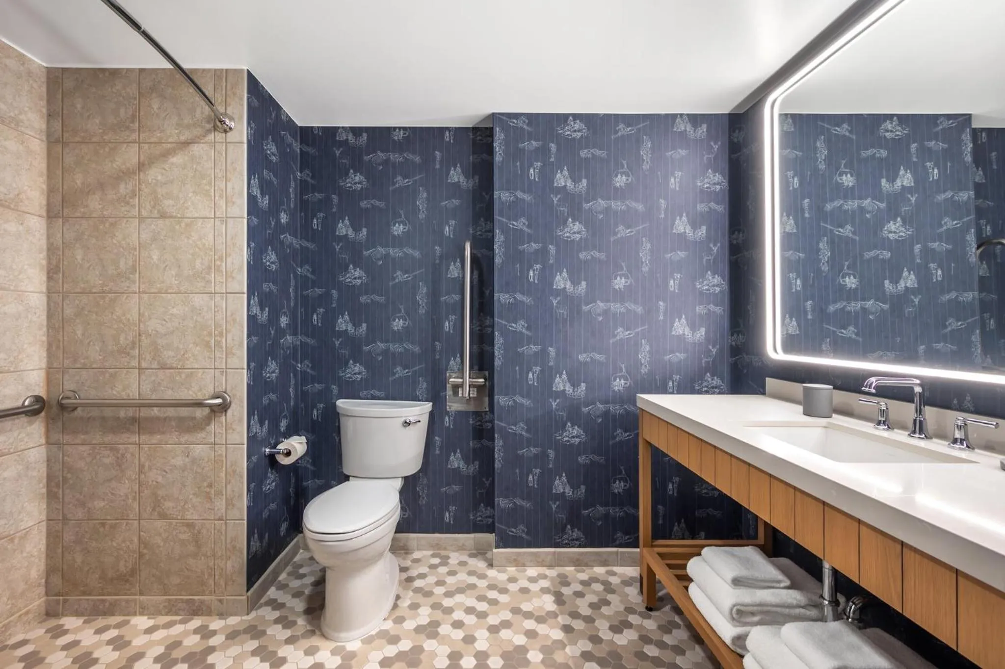 Bathroom in Omni Interlocken Hotel