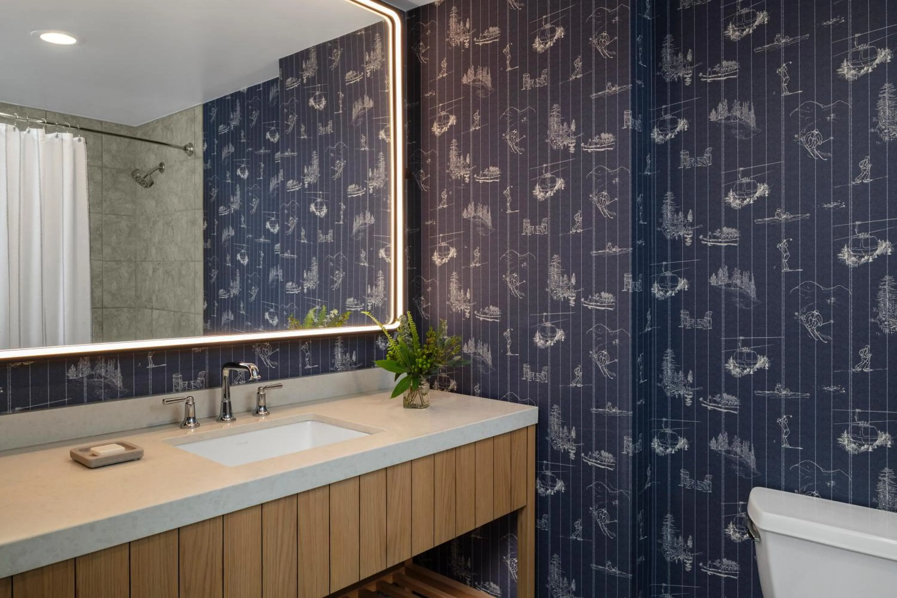 Bathroom in Omni Interlocken Hotel