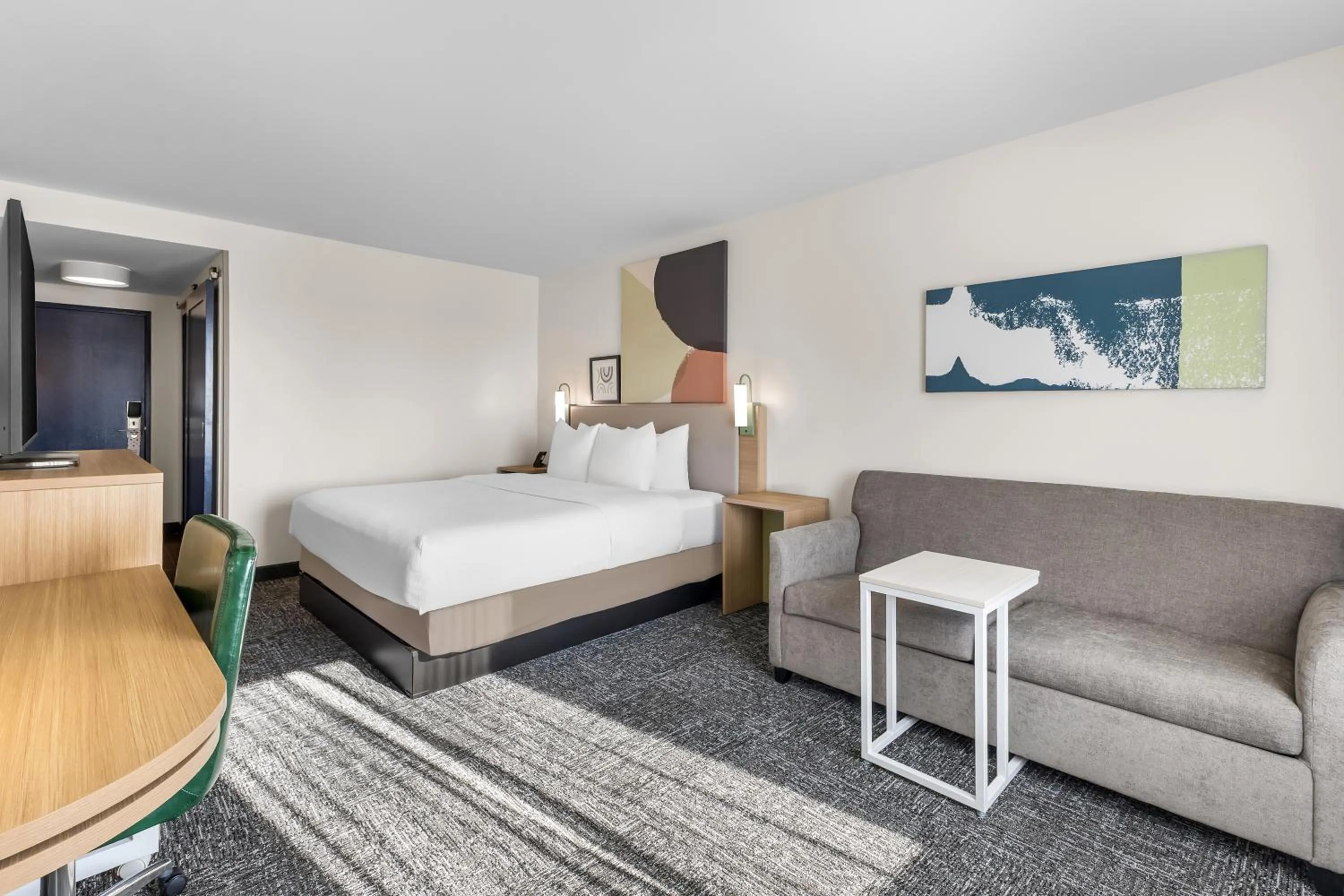 Bed in Spark by Hilton Salt Lake City Central