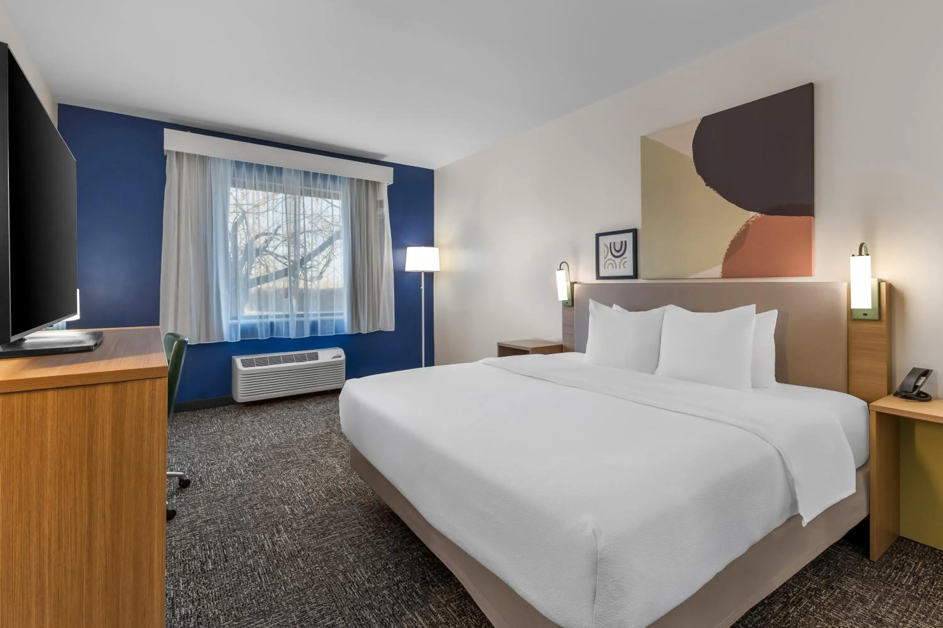 Bed in Spark by Hilton Salt Lake City Central