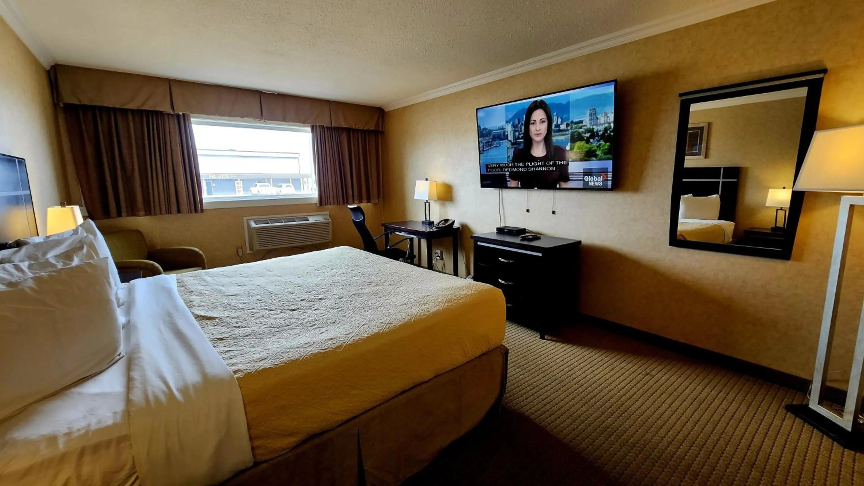 Bedroom, Bed in The George Dawson Inn & Conference Centre