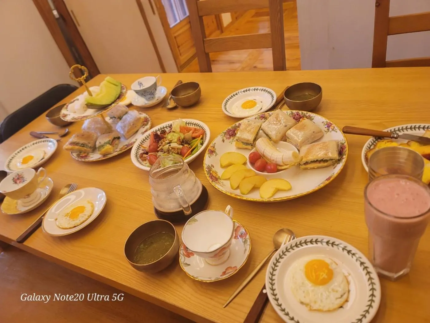 Food and drinks in Chaehyodang Hanok Stay