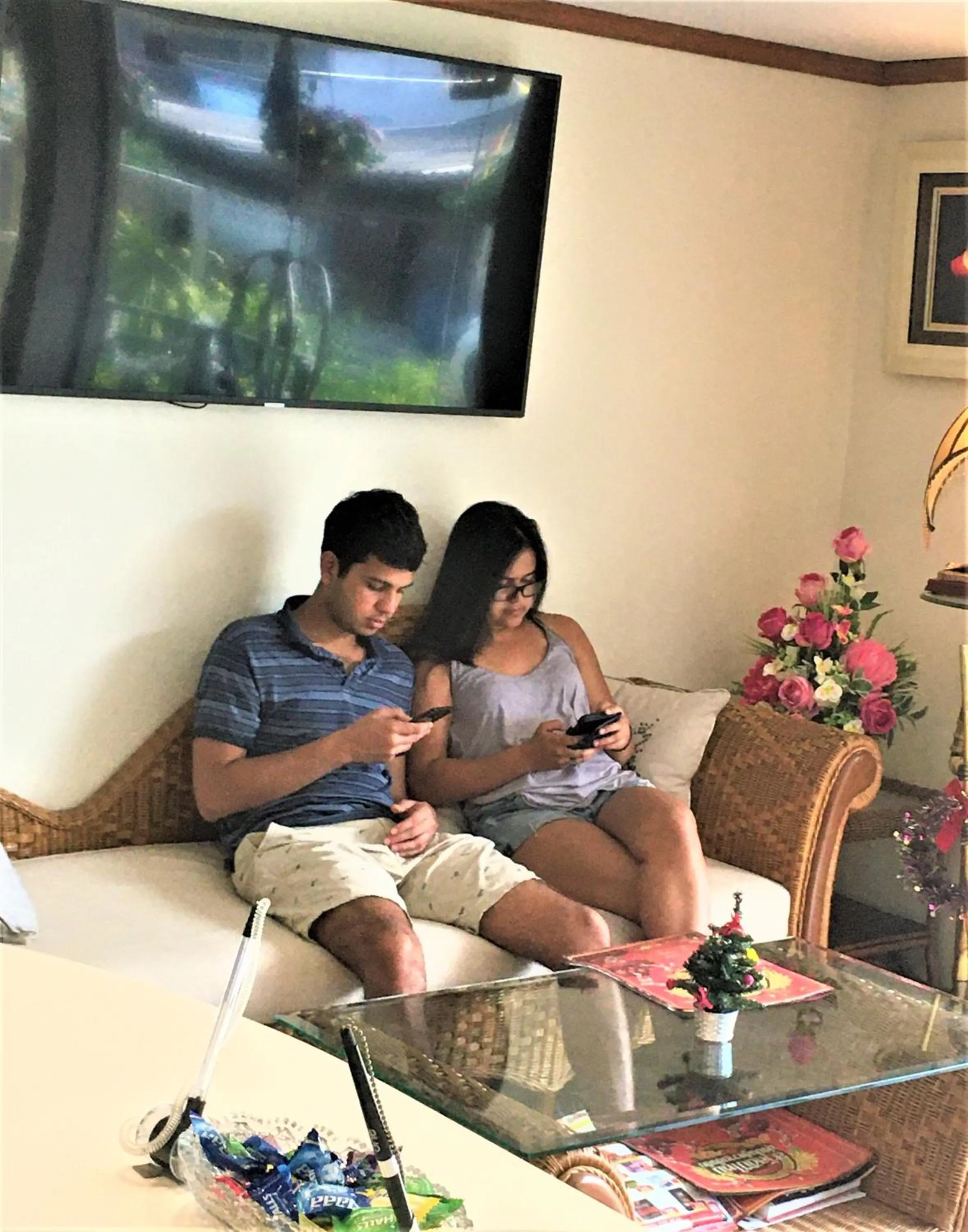 Seating area in Suthep Home & Hostel