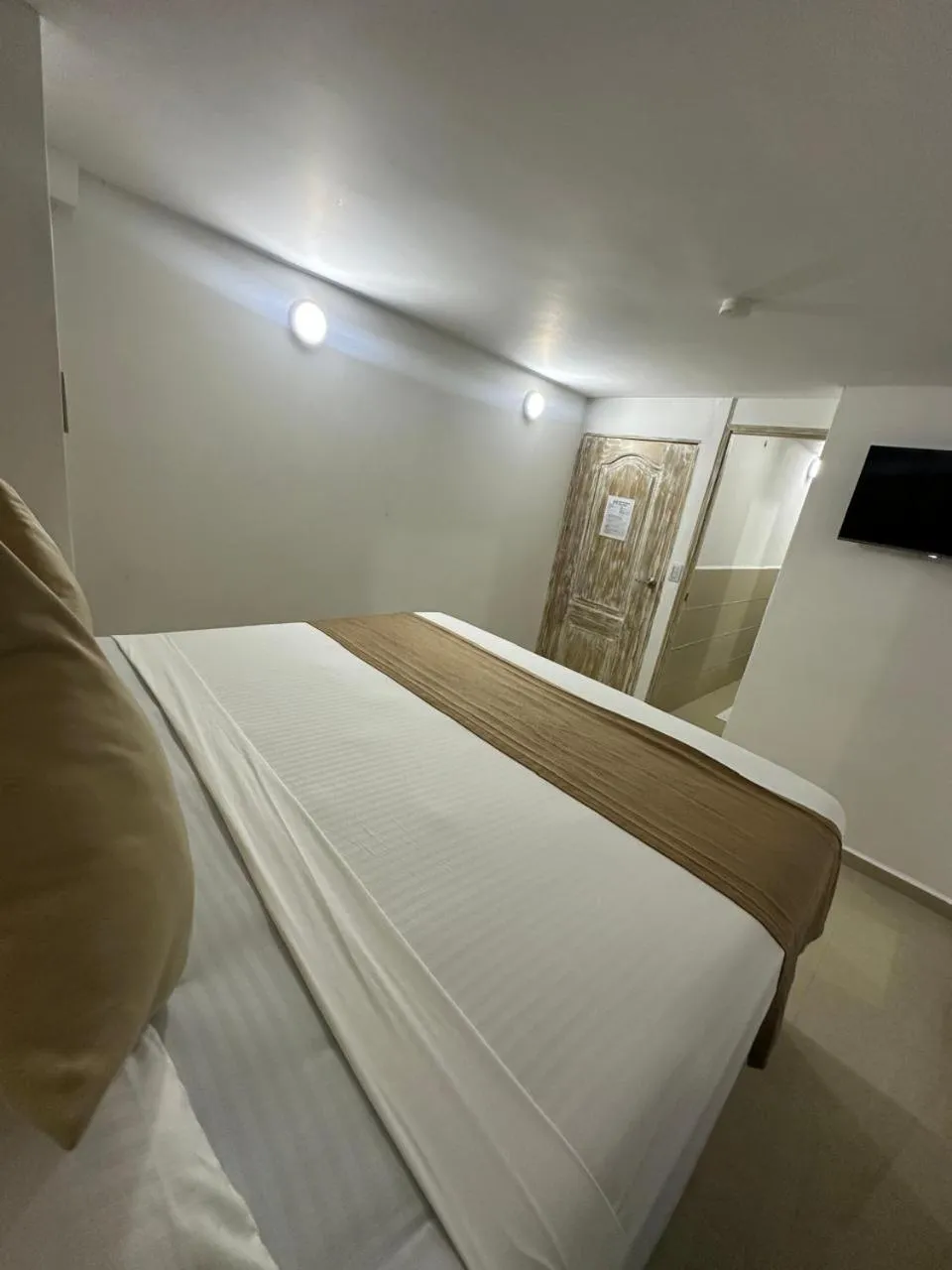 Bed in Hotel Hernández CTG