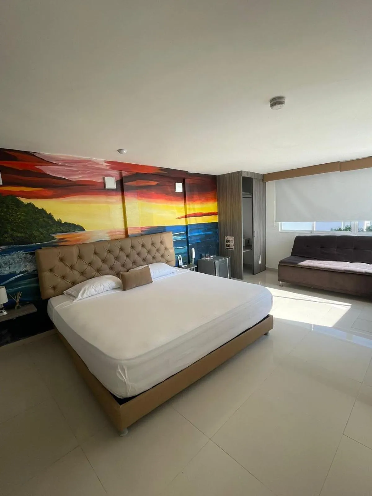 Bed in Hotel Hernández CTG