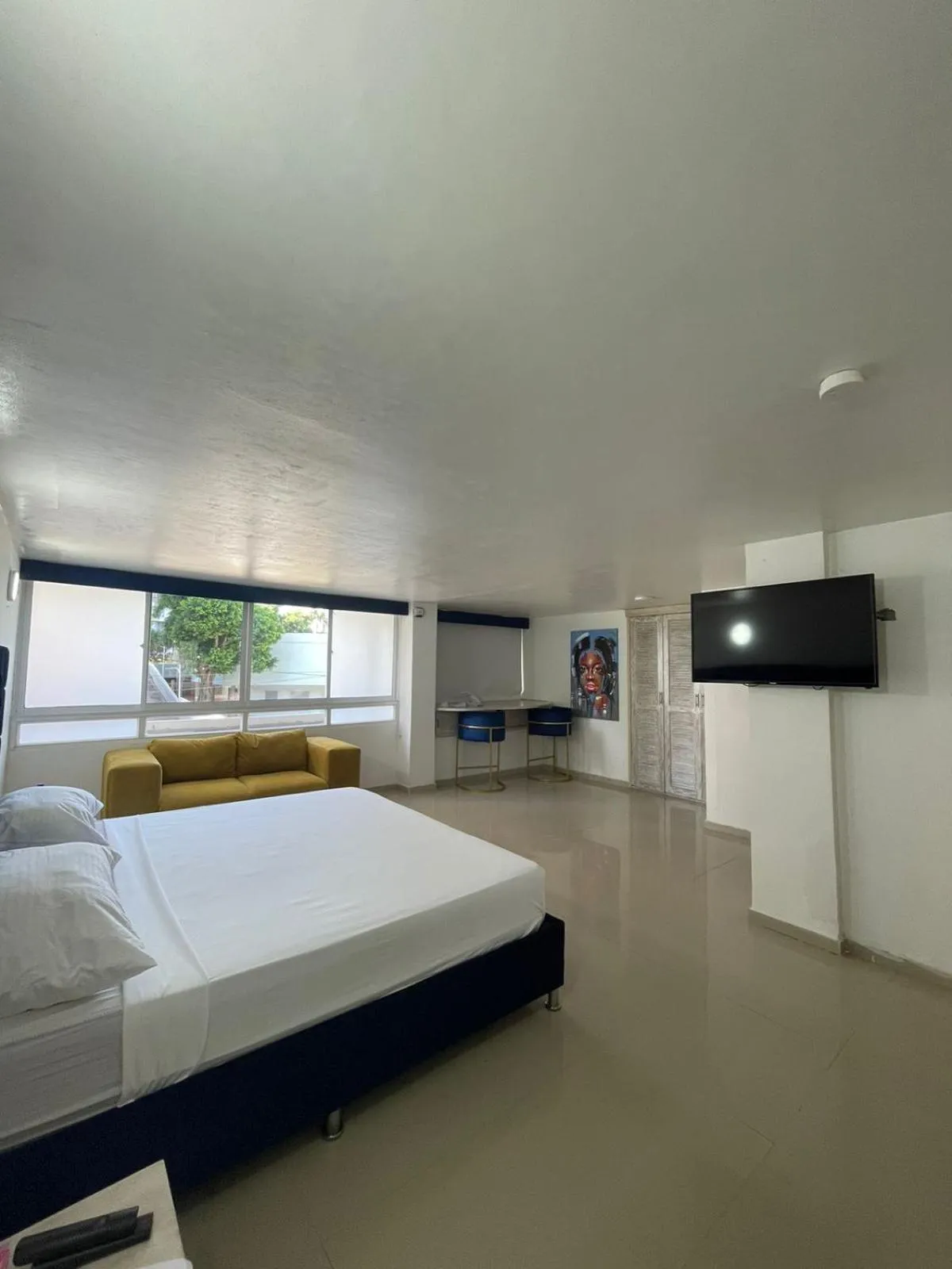 Bed in Hotel Hernández CTG