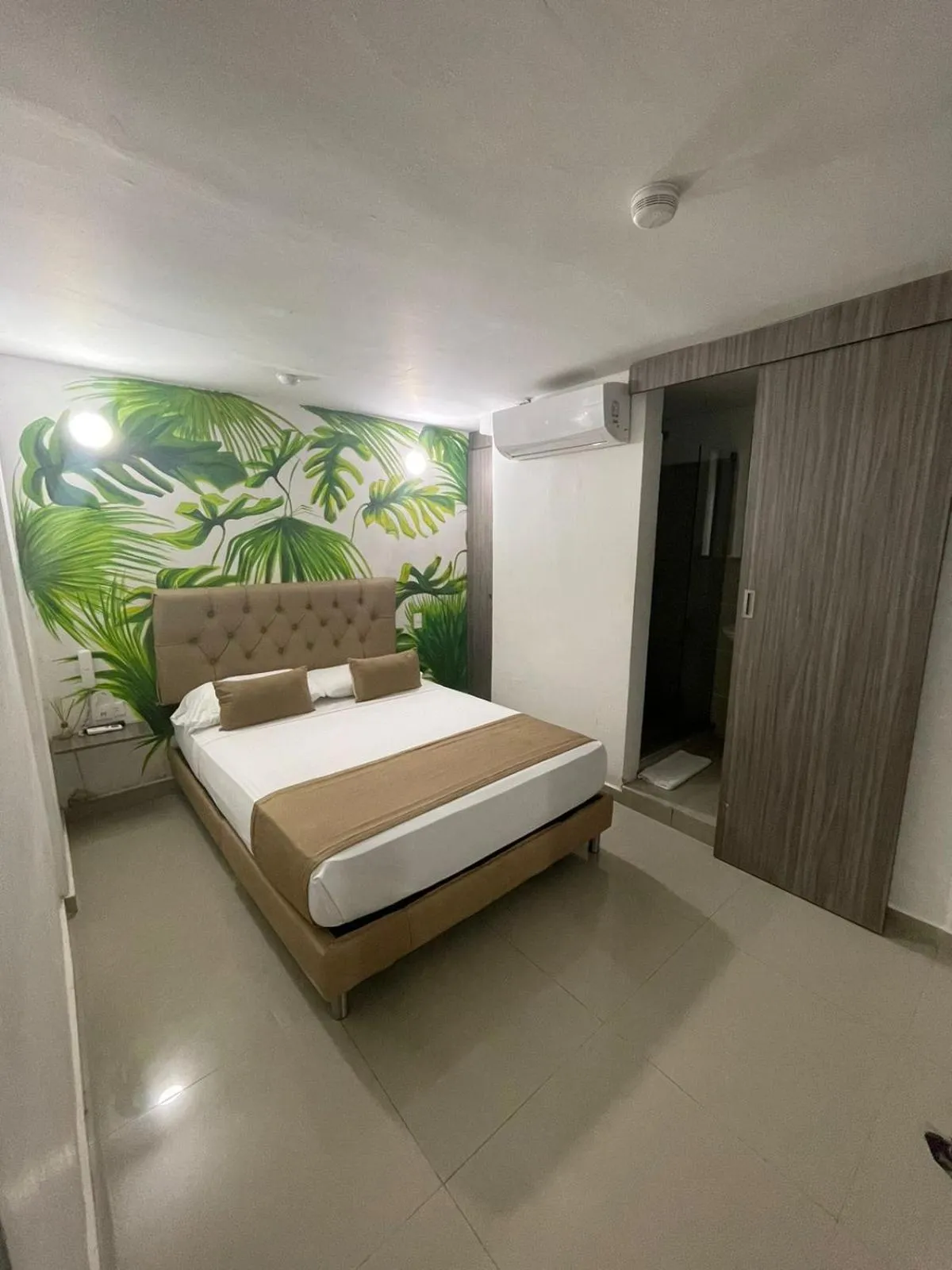 Bed in Hotel Hernández CTG