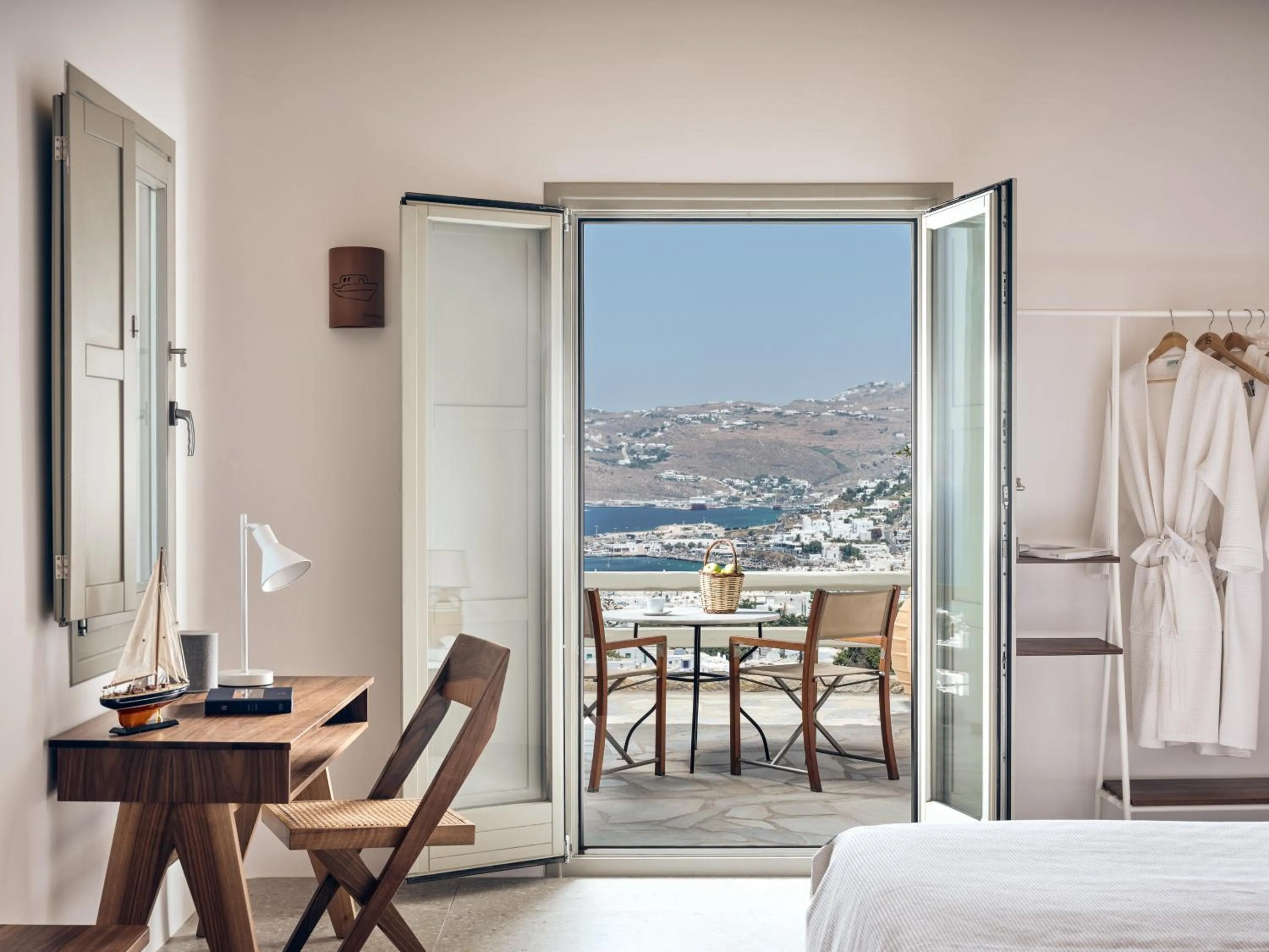 Hilltop Sea View Room in Belvedere Mykonos - Hilltop Rooms & Suites - The Leading Hotels of the World
