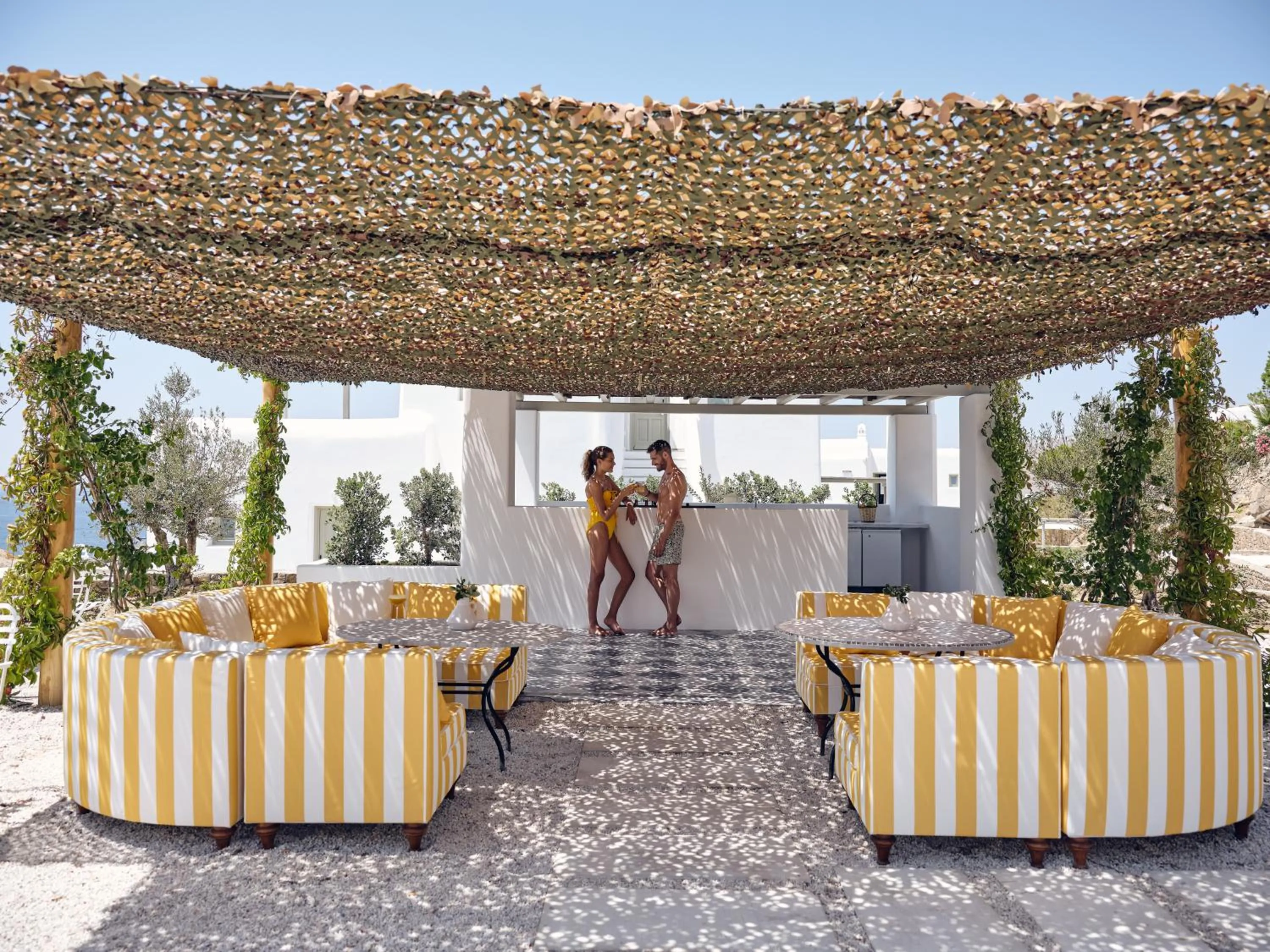 People in Belvedere Mykonos - Hilltop Rooms & Suites - The Leading Hotels of the World