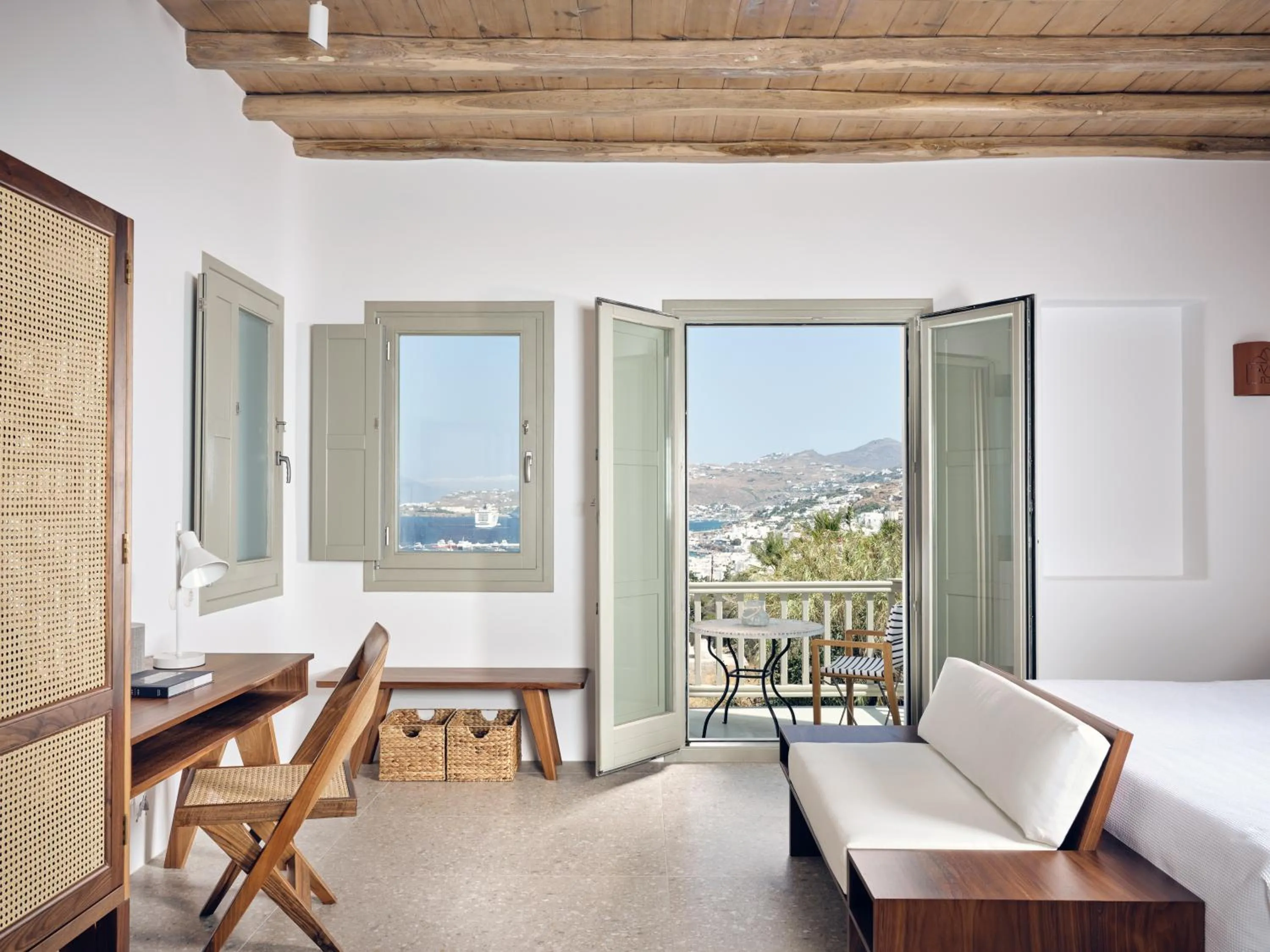 Balcony/Terrace in Belvedere Mykonos - Hilltop Rooms & Suites - The Leading Hotels of the World