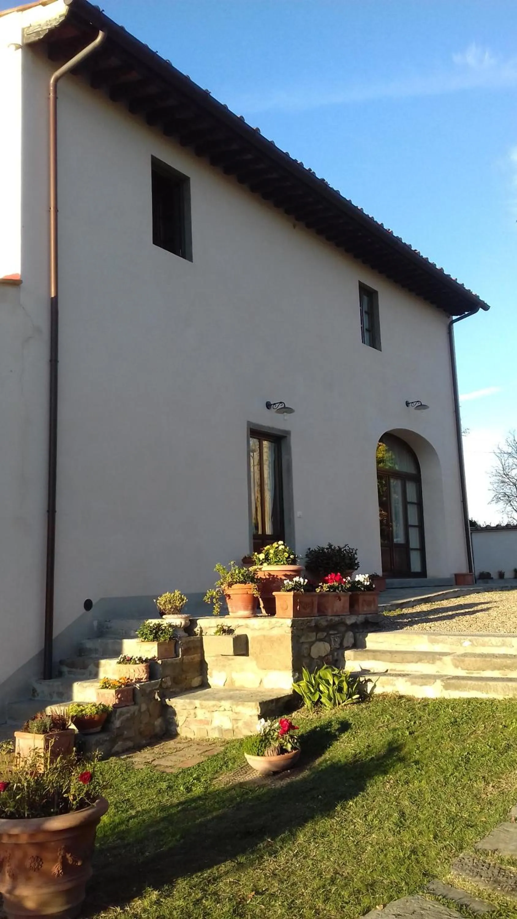 Facade/entrance in podere Sanlorenzo