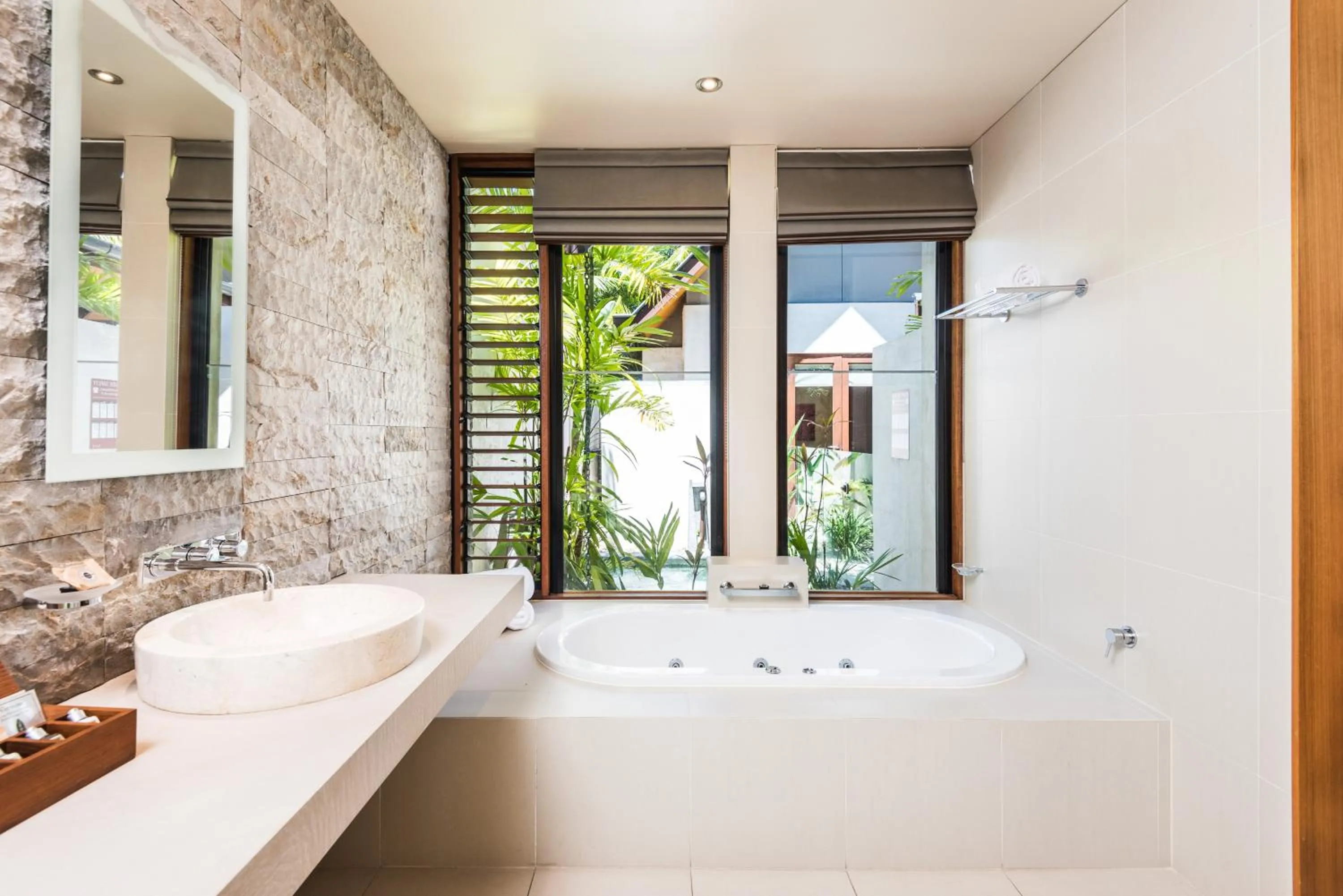 Bathroom in Niramaya Villas and Spa