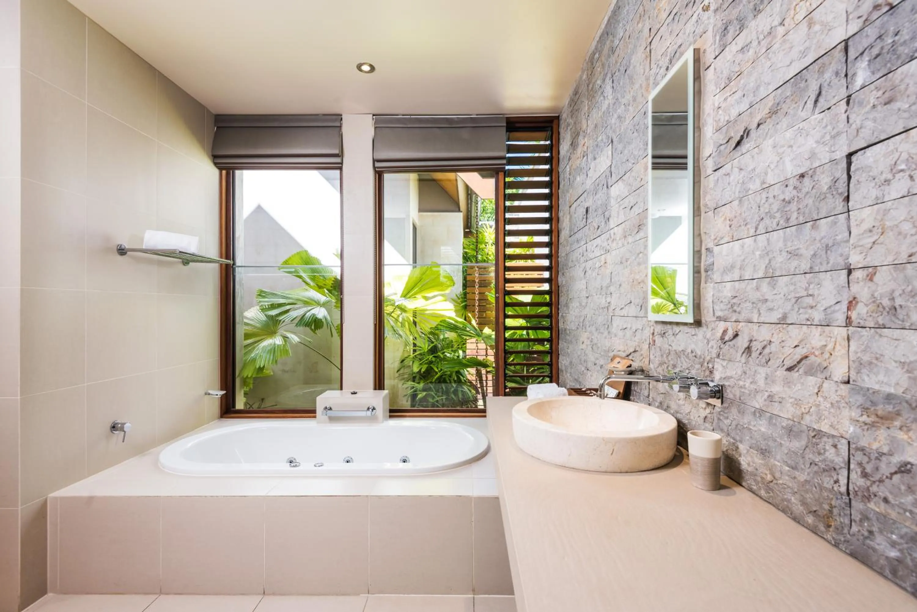 Bathroom in Niramaya Villas and Spa