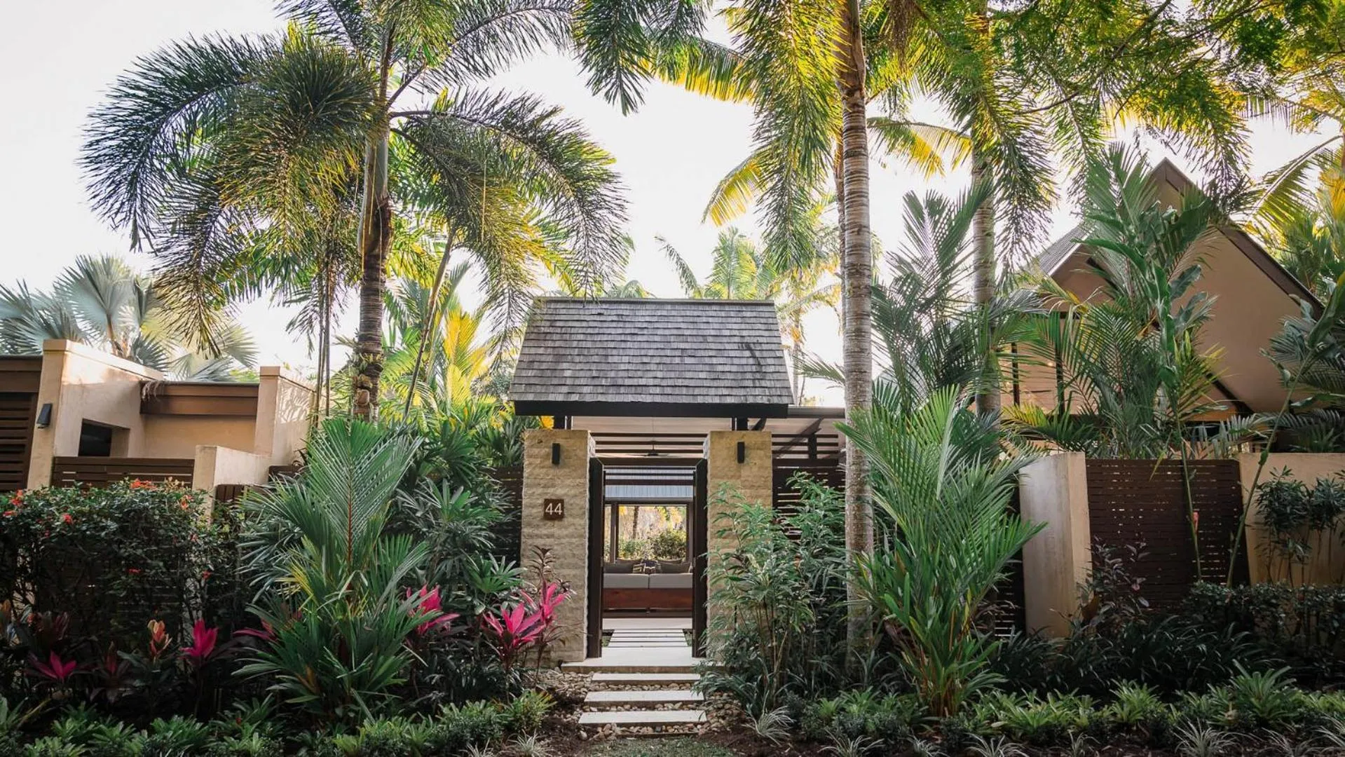 Garden in Niramaya Villas and Spa