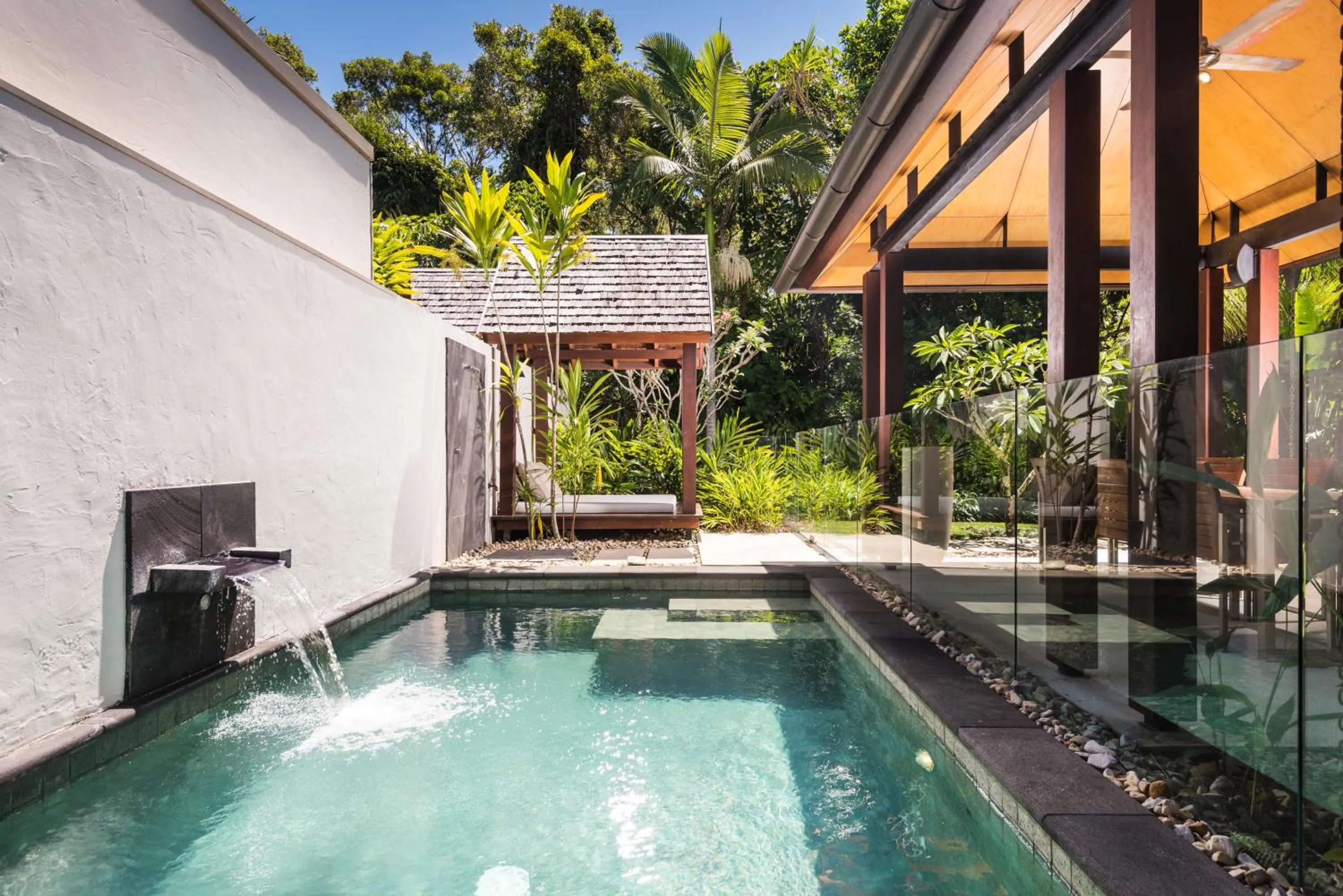 Swimming pool in Niramaya Villas and Spa