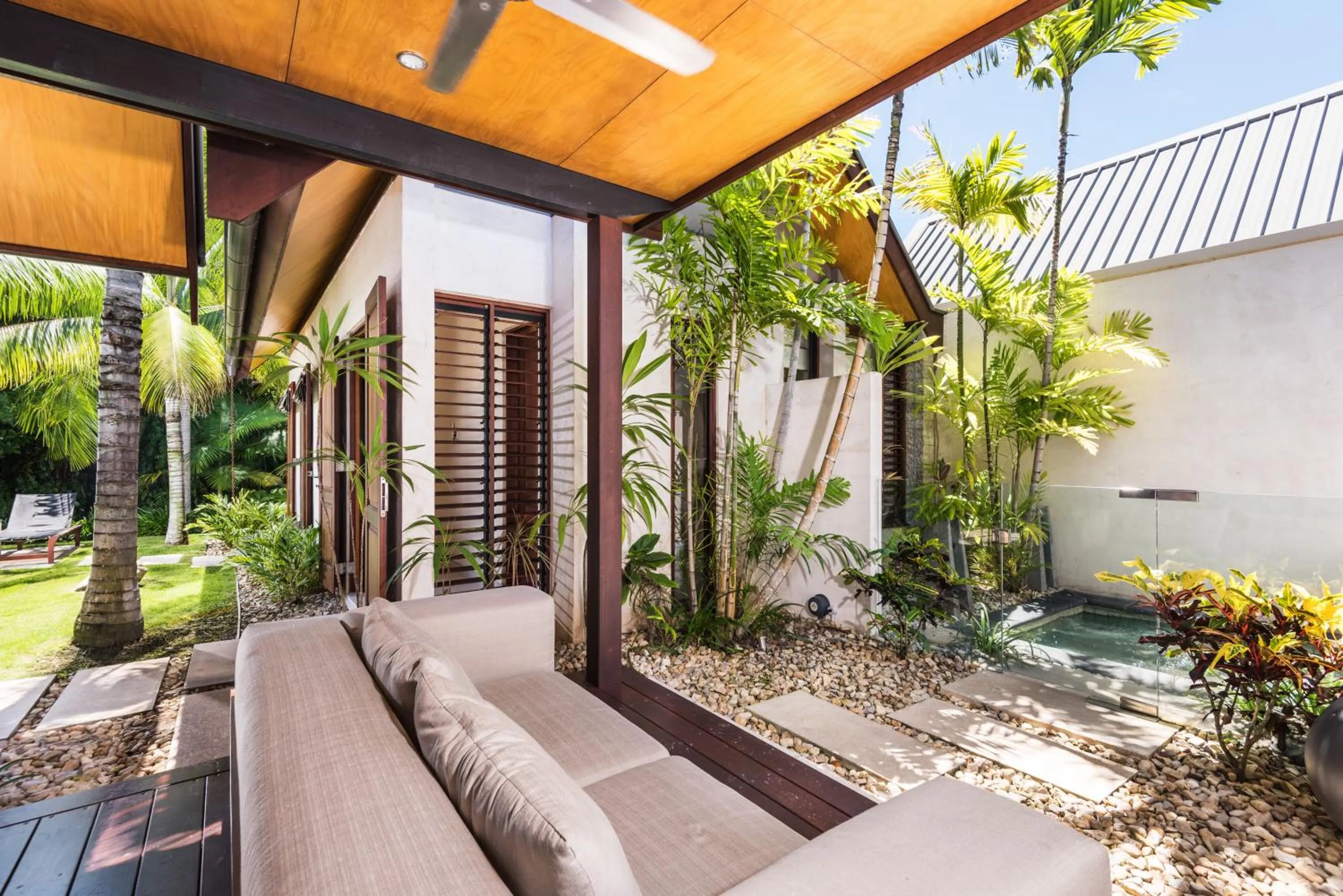 Patio in Niramaya Villas and Spa