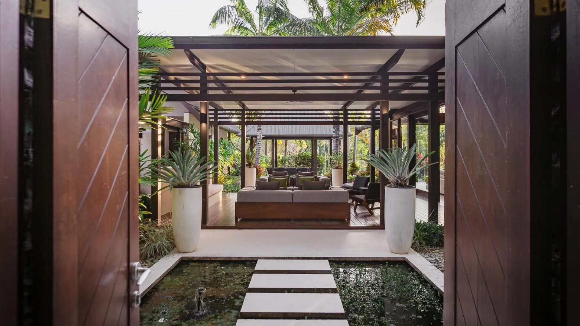 Patio in Niramaya Villas and Spa