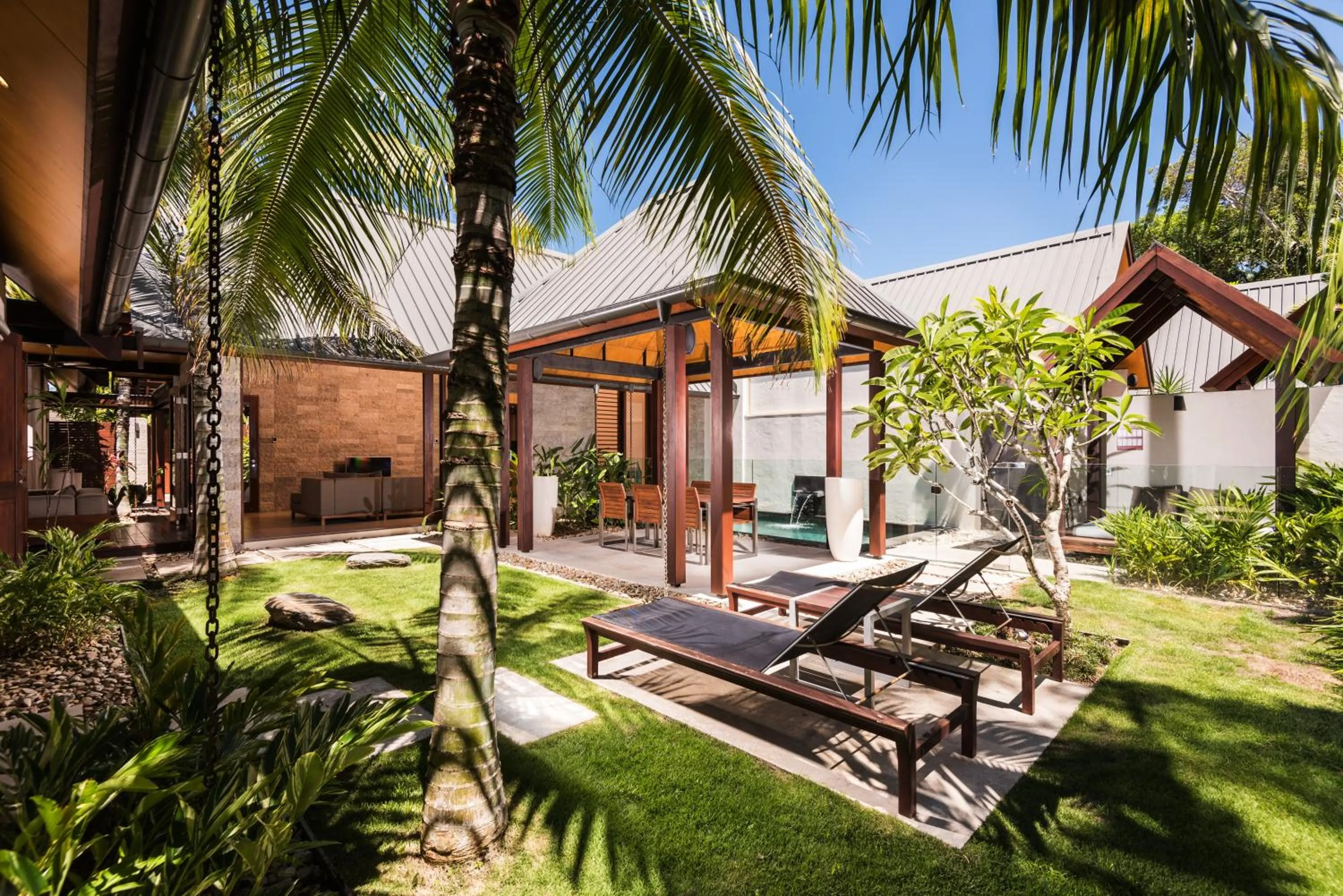 Patio in Niramaya Villas and Spa