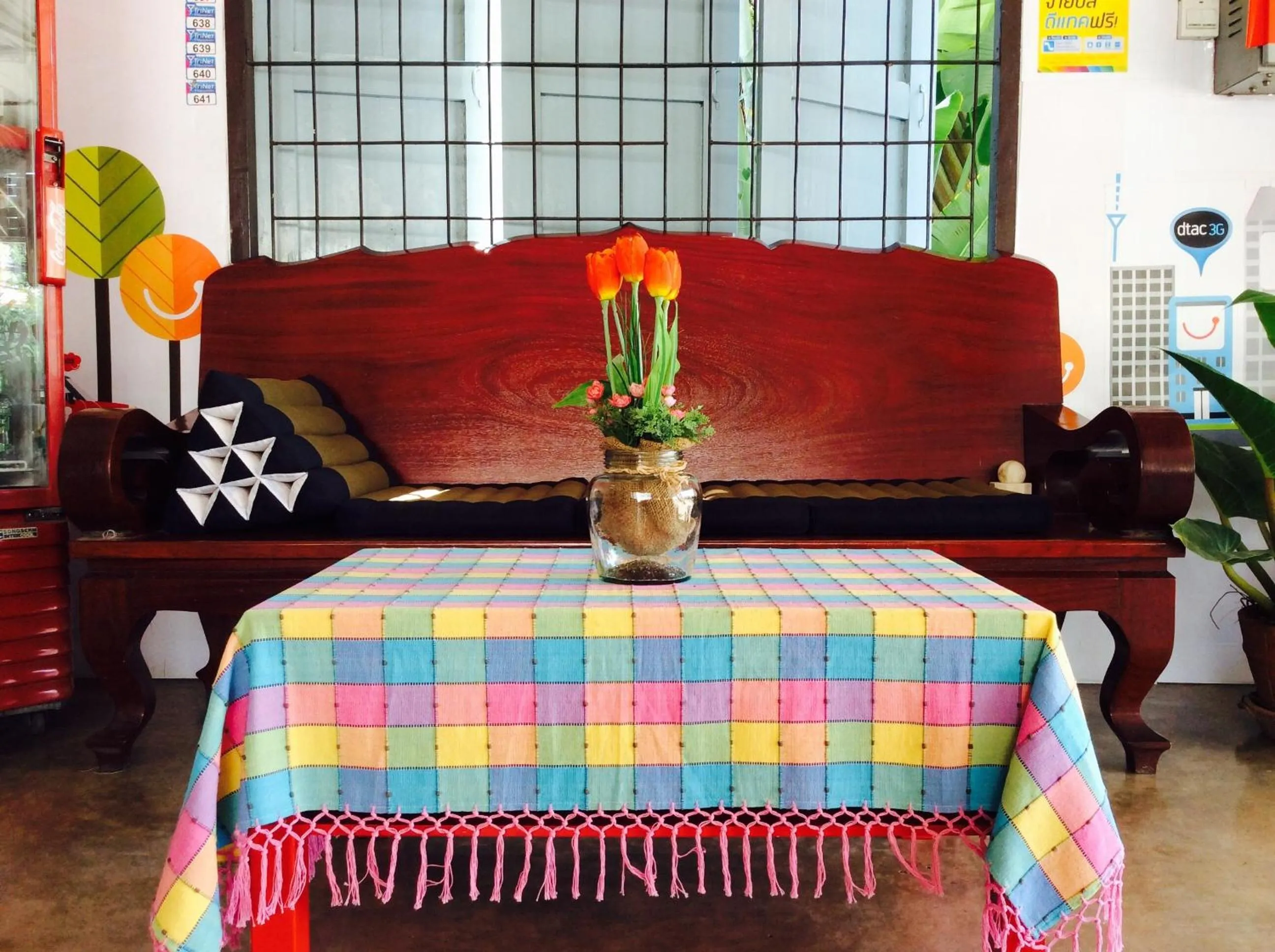 Lobby or reception, Bed in EZ House