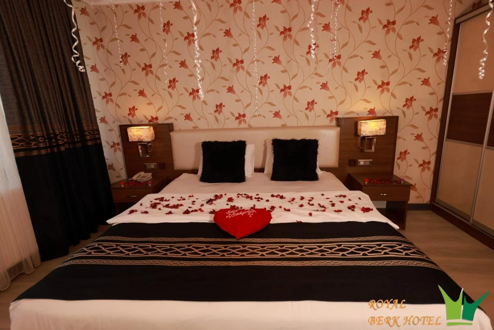 Bed in Royal Berk Hotel