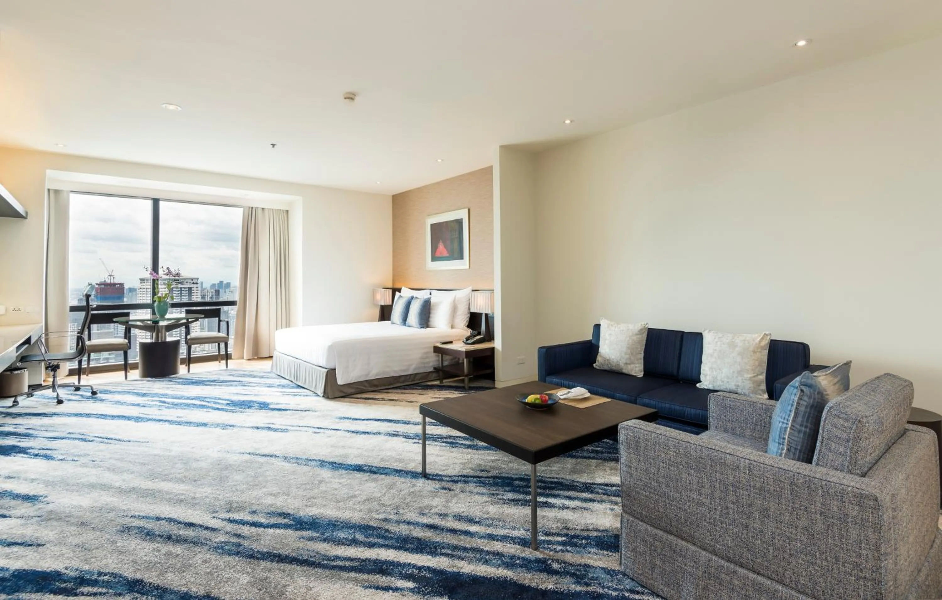 Bedroom, Bed in Emporium Suites by Chatrium