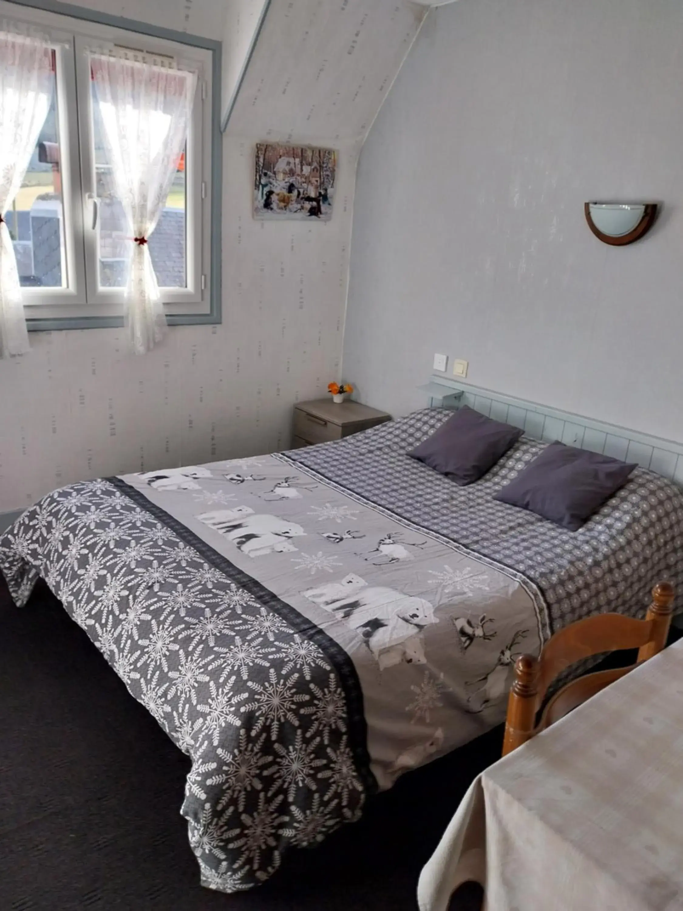 Single Room in Hôtel les Deux Cols Single Room in Hôtel les Deux Cols