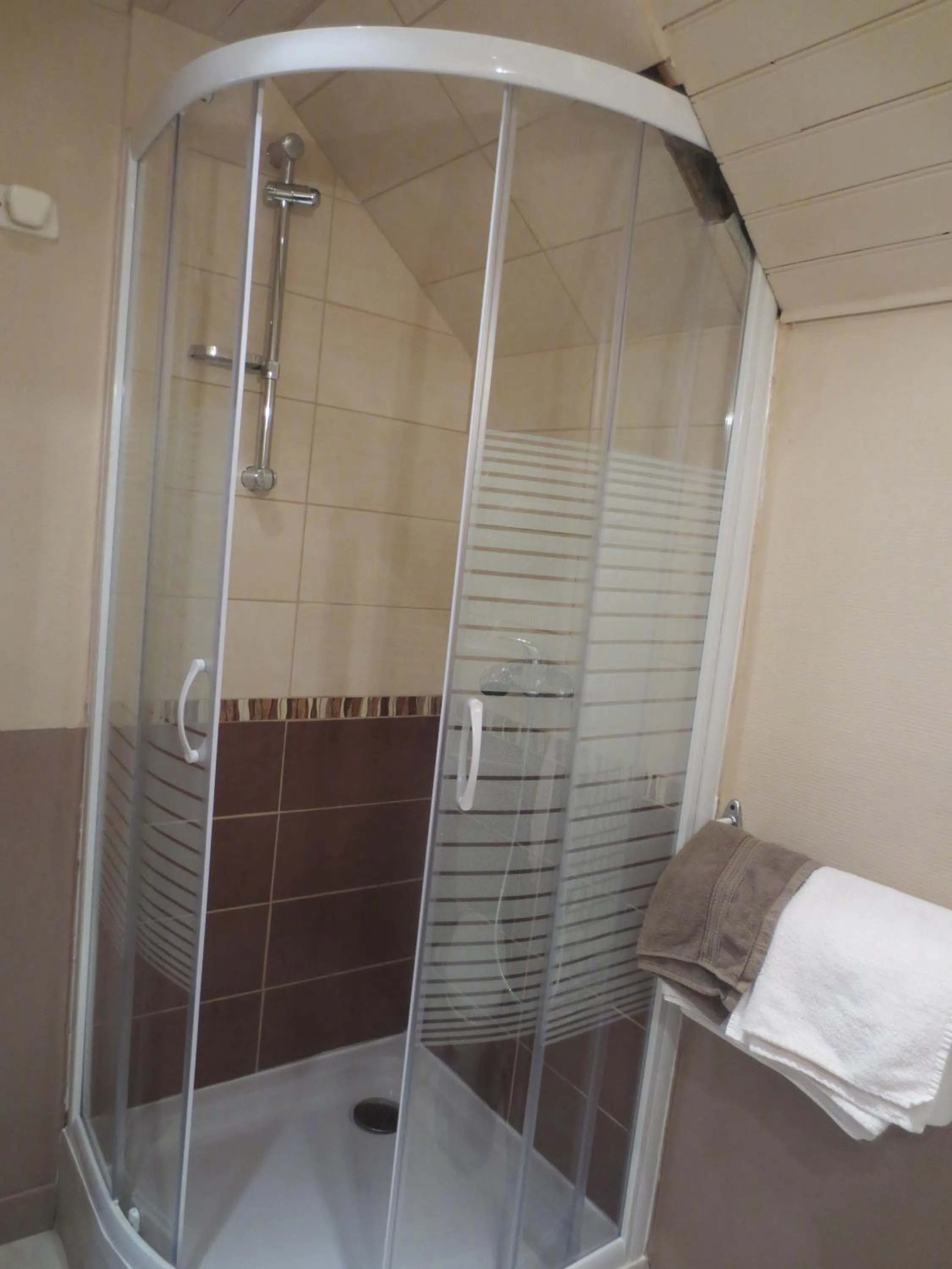 Shower in Hôtel les Deux Cols