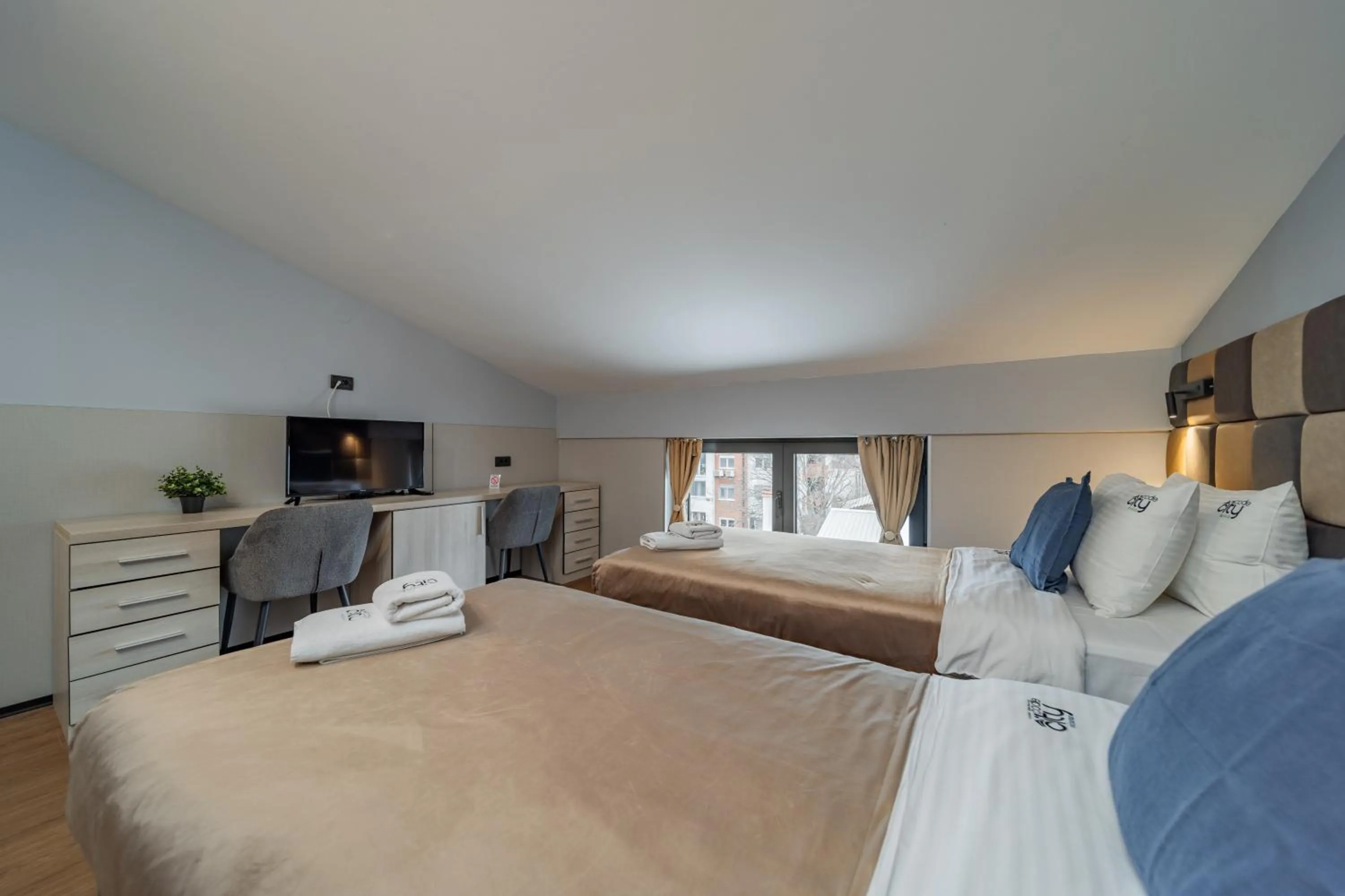 Bed in Hotel Garni VIZURA Sport